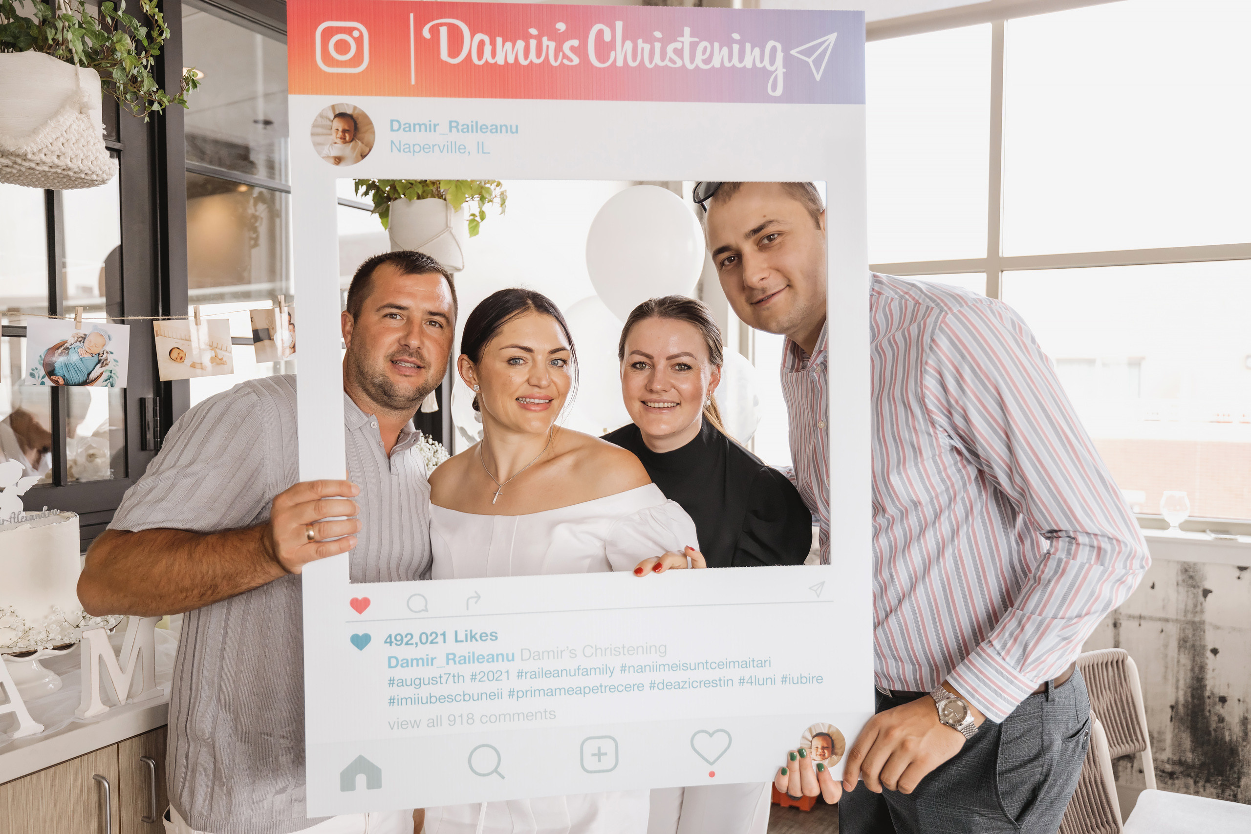 08.07.2021 Christening. Wedding family event photographer in Chicago Nick Yushevich