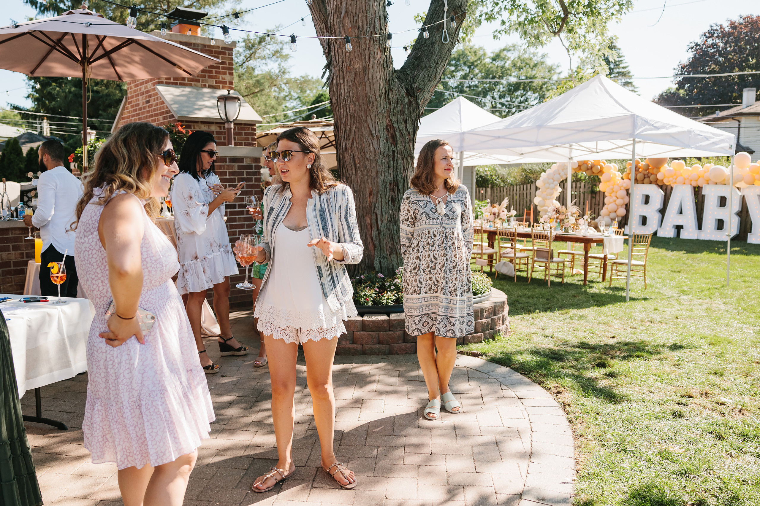 08.15.2021 Baby shower. Wedding family event photographer in Chicago Nick Yushevich