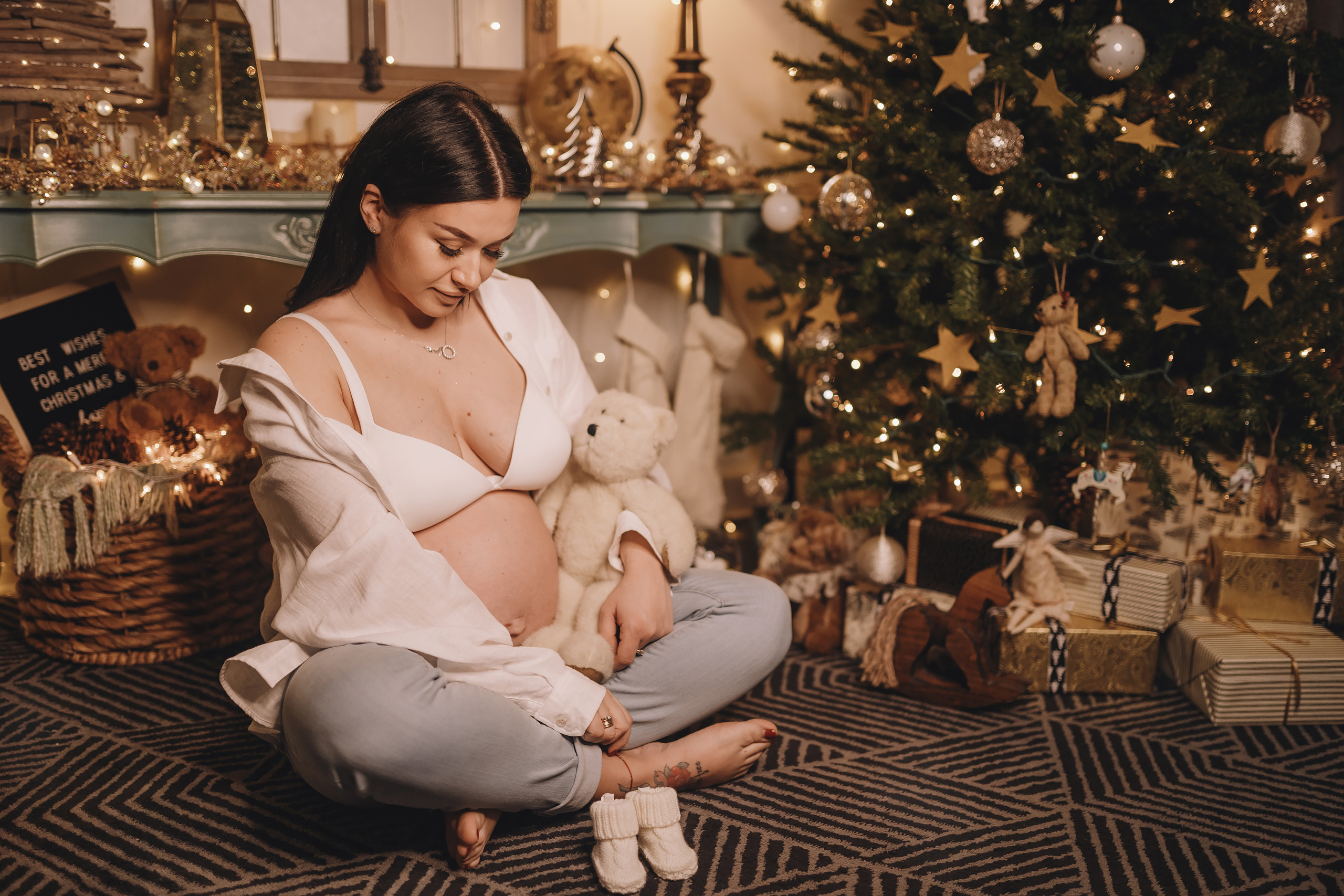 12152021 Christmas Photoshoot 15. Wedding family event photographer in Chicago Nick Yushevich