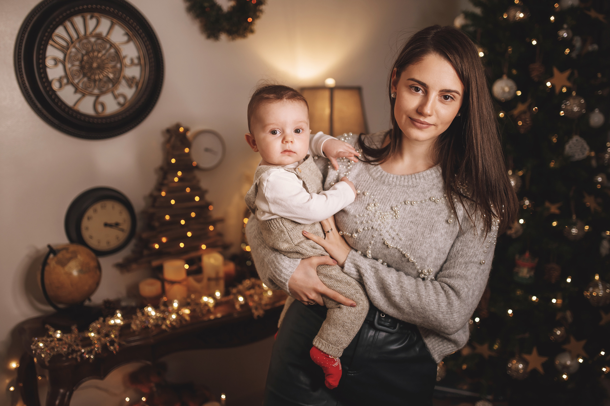 12142019 Christmas Family Photoshoot. Wedding family event photographer in Chicago Nick Yushevich