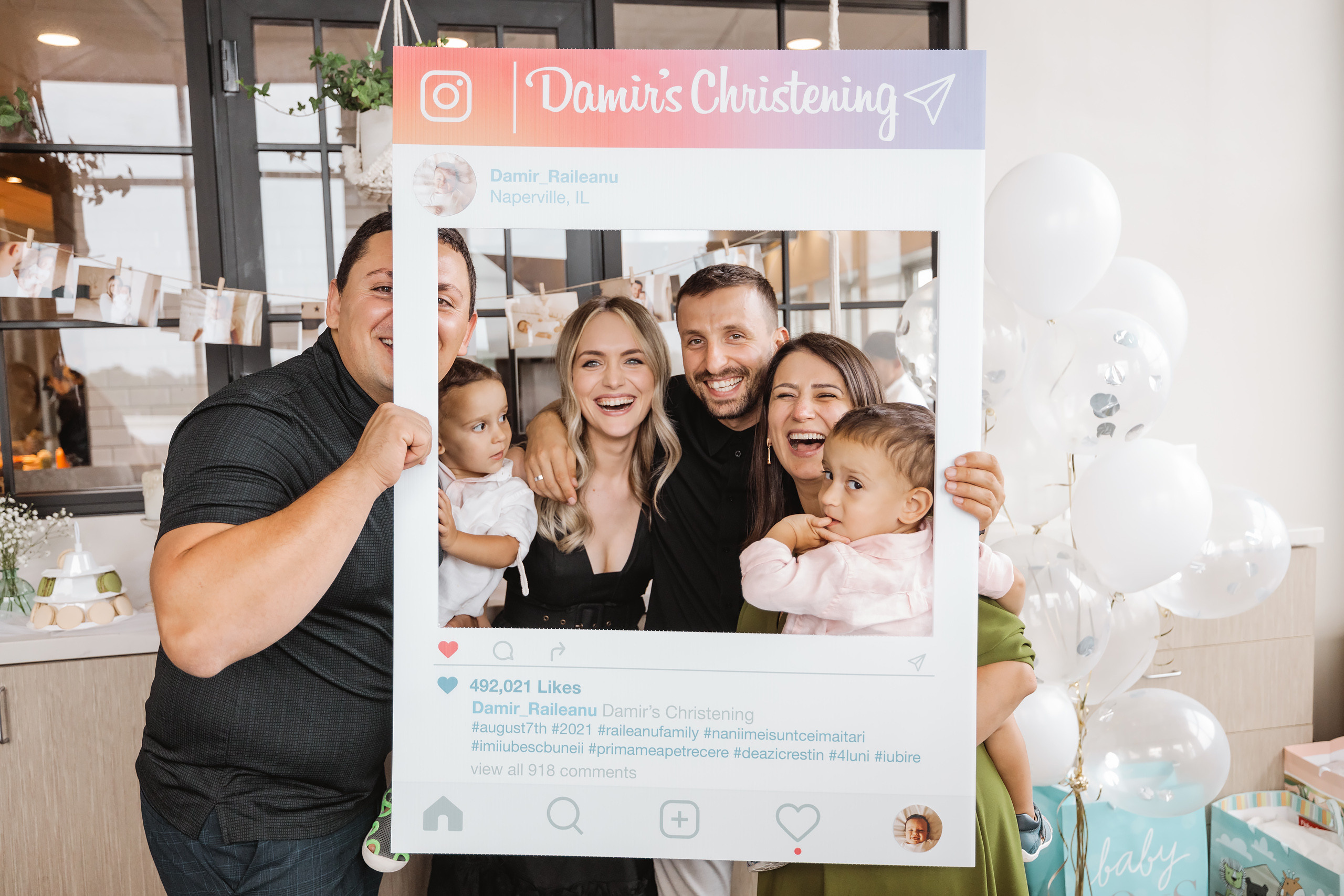 08.07.2021 Christening. Wedding family event photographer in Chicago Nick Yushevich