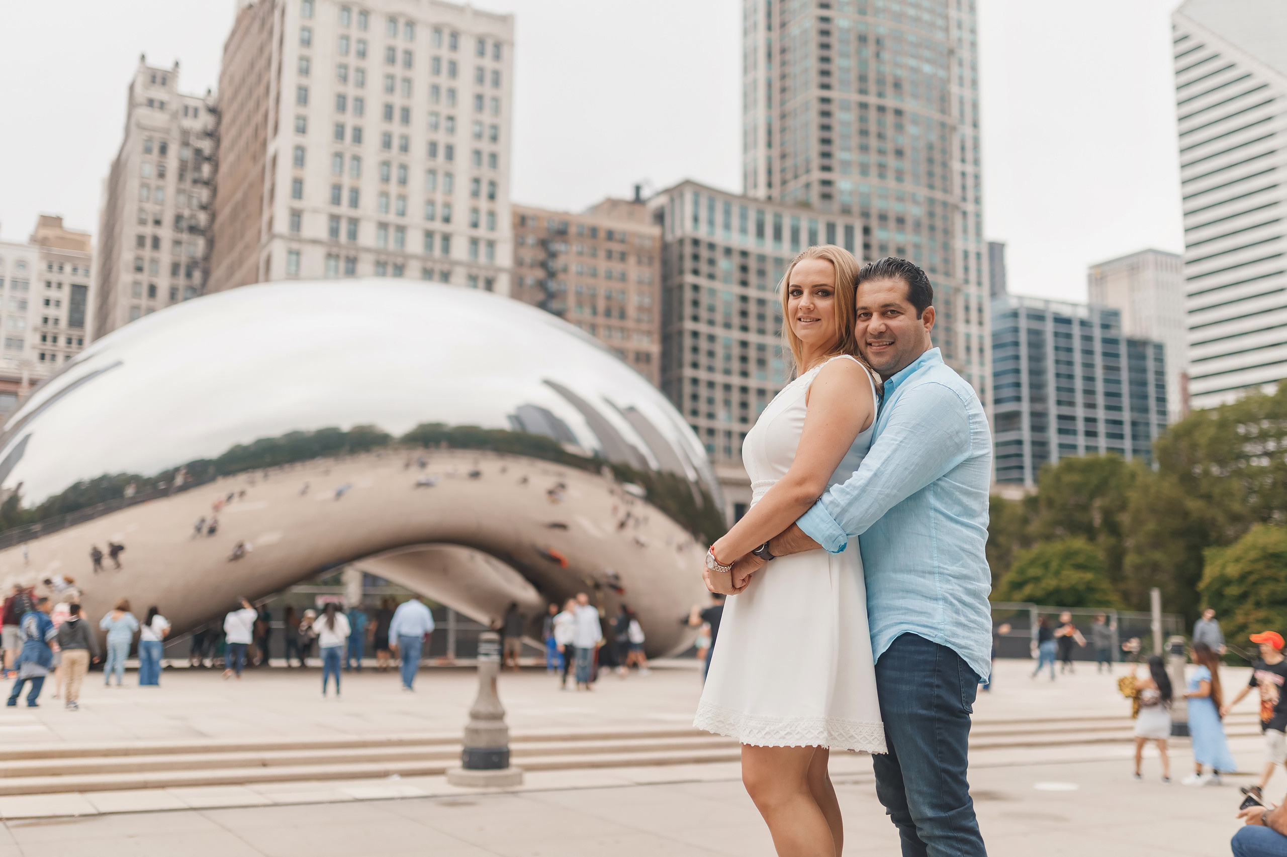 09.04.2021 Walk in Chicago. Wedding family event photographer in Chicago Nick Yushevich