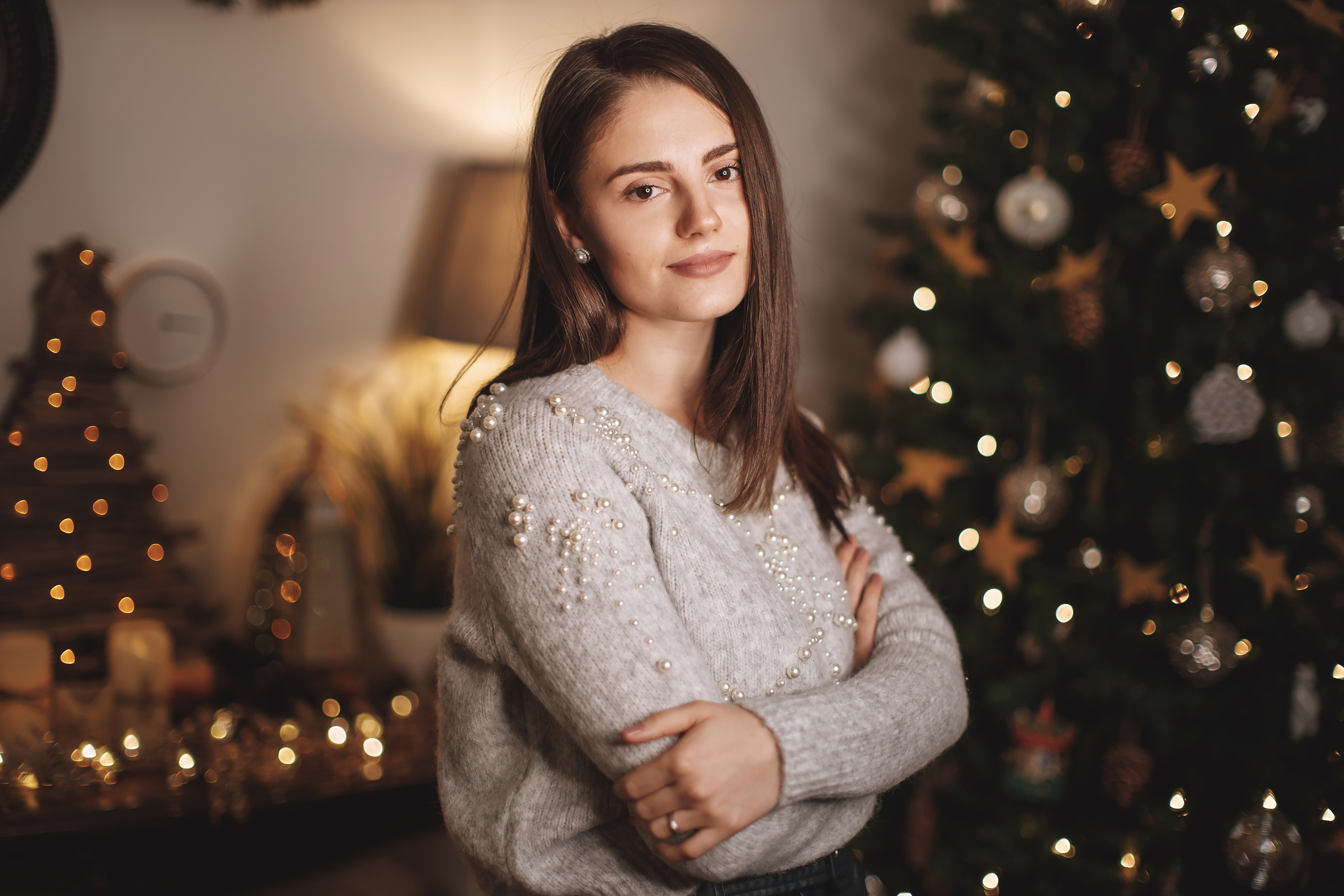 12142019 Christmas Family Photoshoot. Wedding family event photographer in Chicago Nick Yushevich