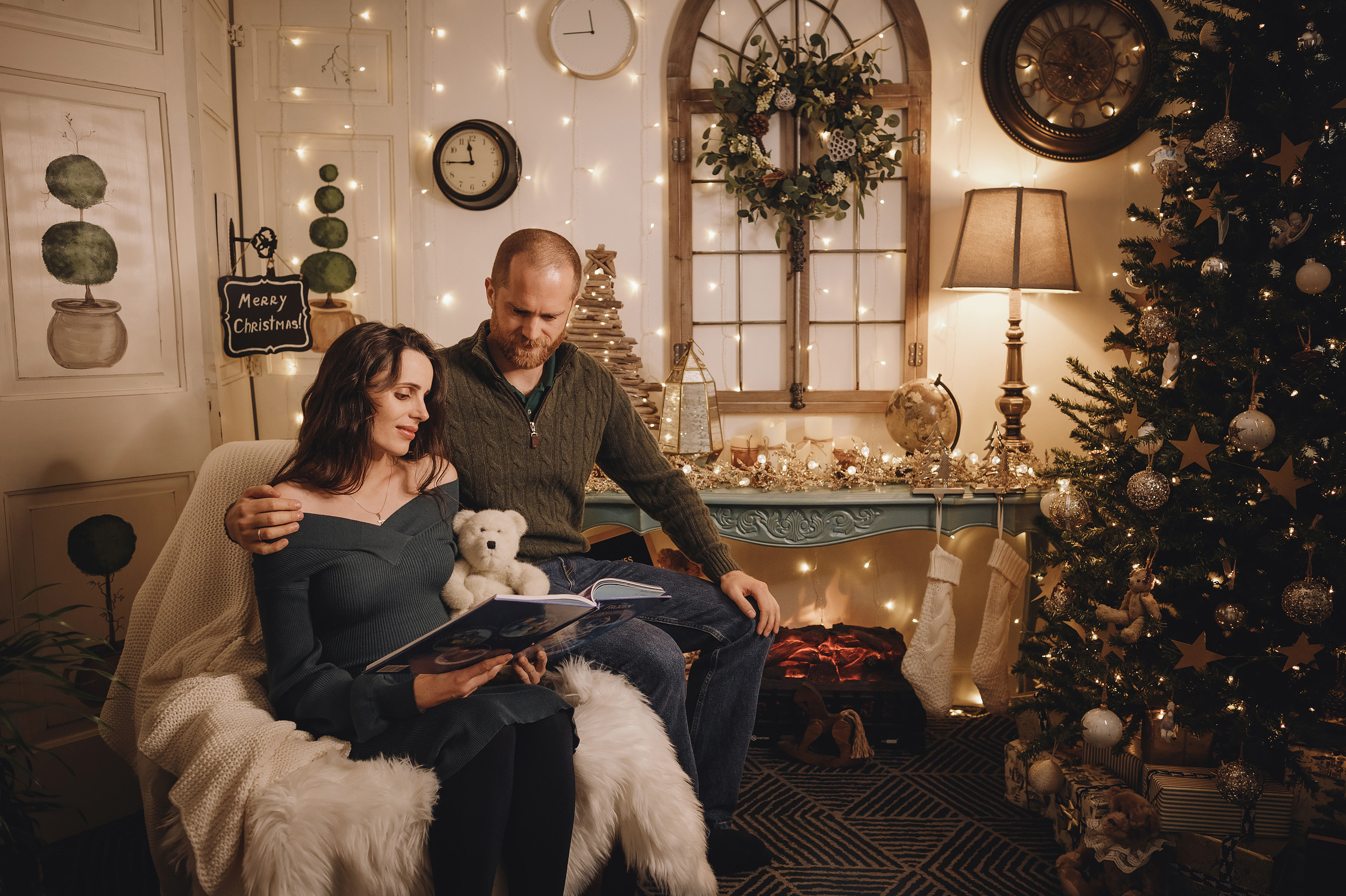 11132021 Christmas Family Photoshoot 1. Wedding family event photographer in Chicago Nick Yushevich