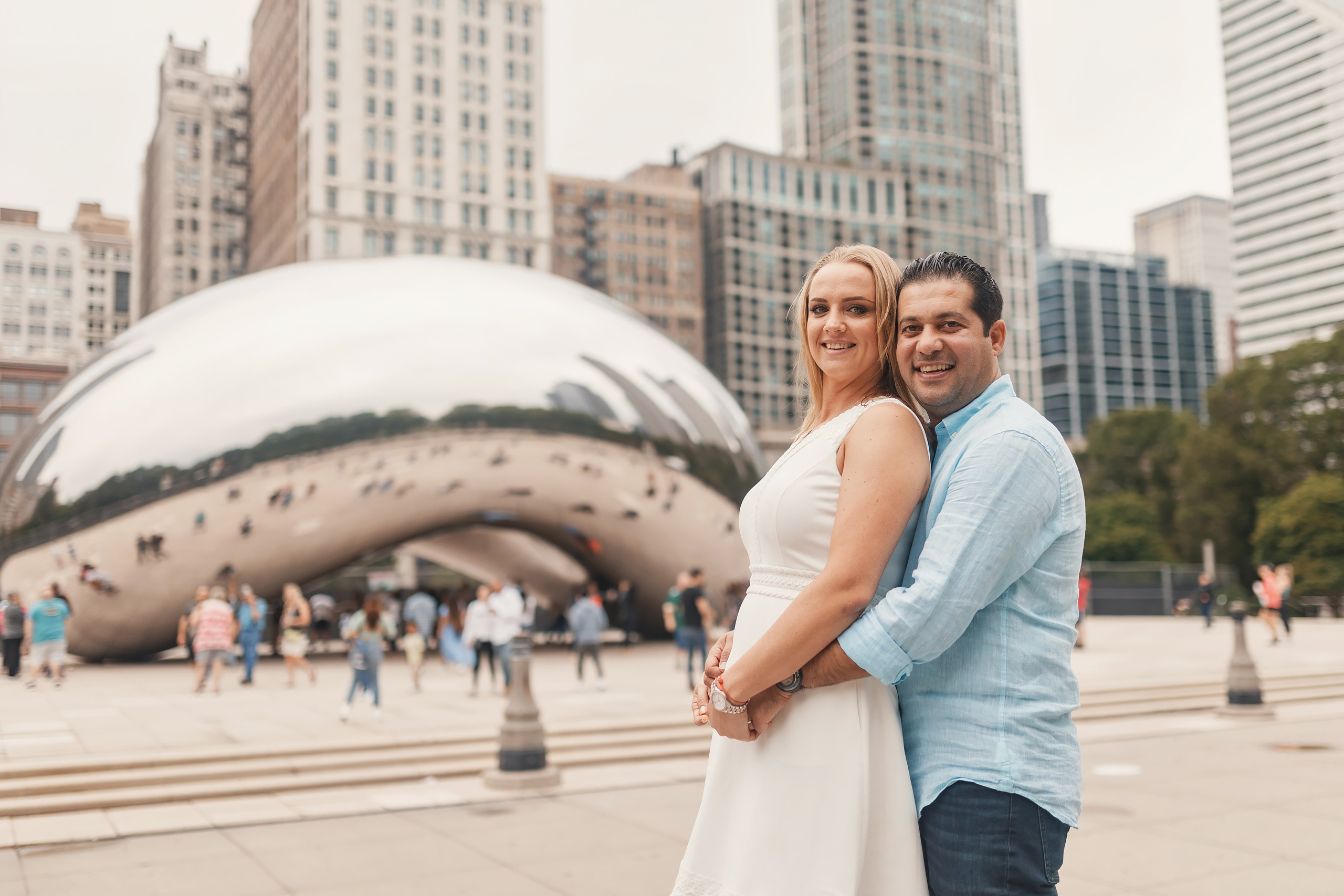 09.04.2021 Walk in Chicago. Wedding family event photographer in Chicago Nick Yushevich