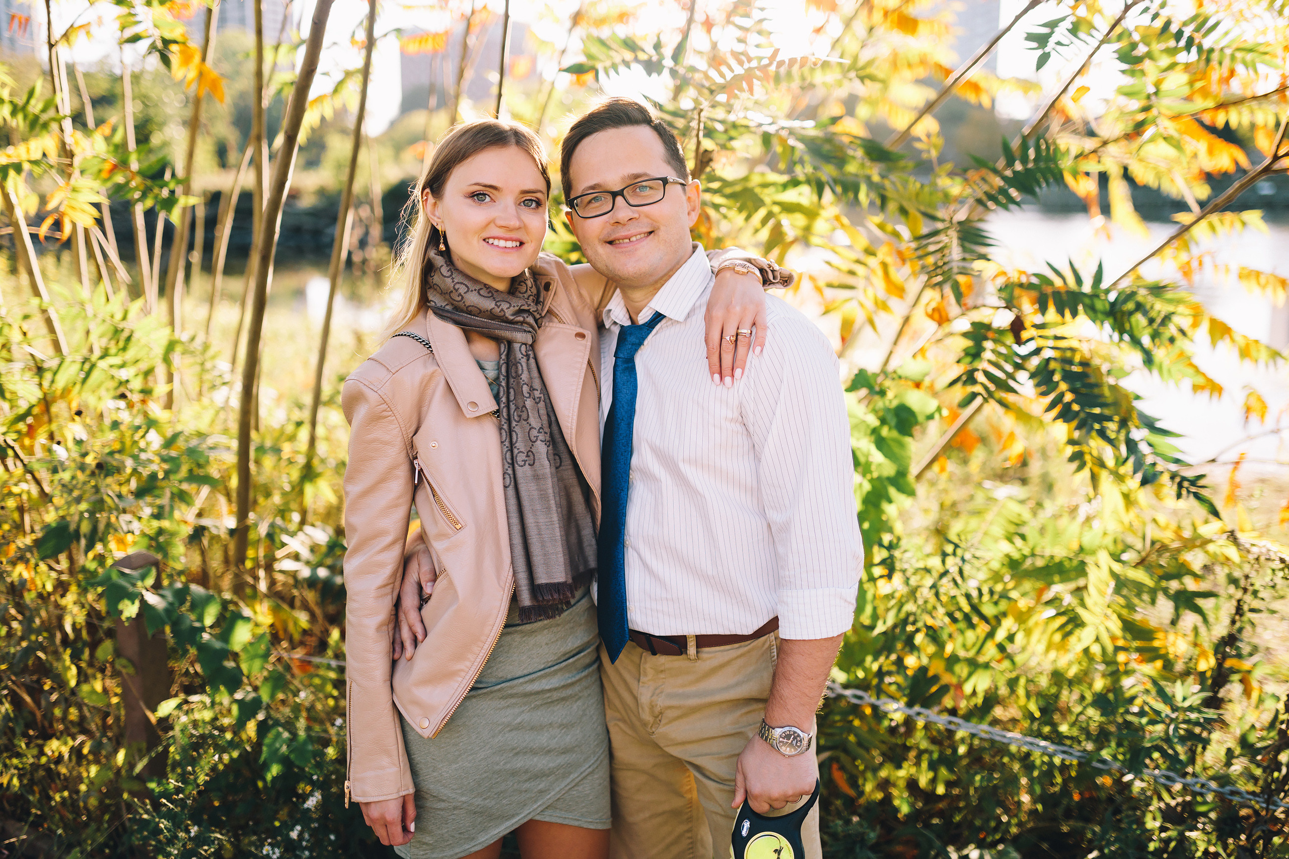 10.18.2021 Walk in Chicago. Wedding family event photographer in Chicago Nick Yushevich