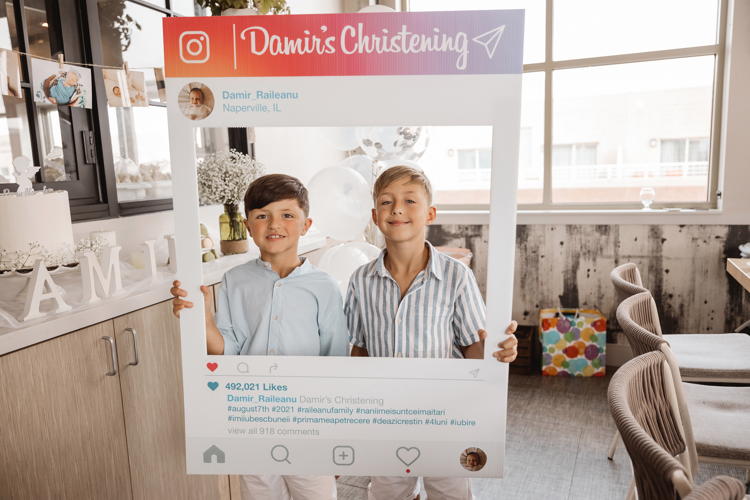 08.07.2021 Christening. Wedding family event photographer in Chicago Nick Yushevich