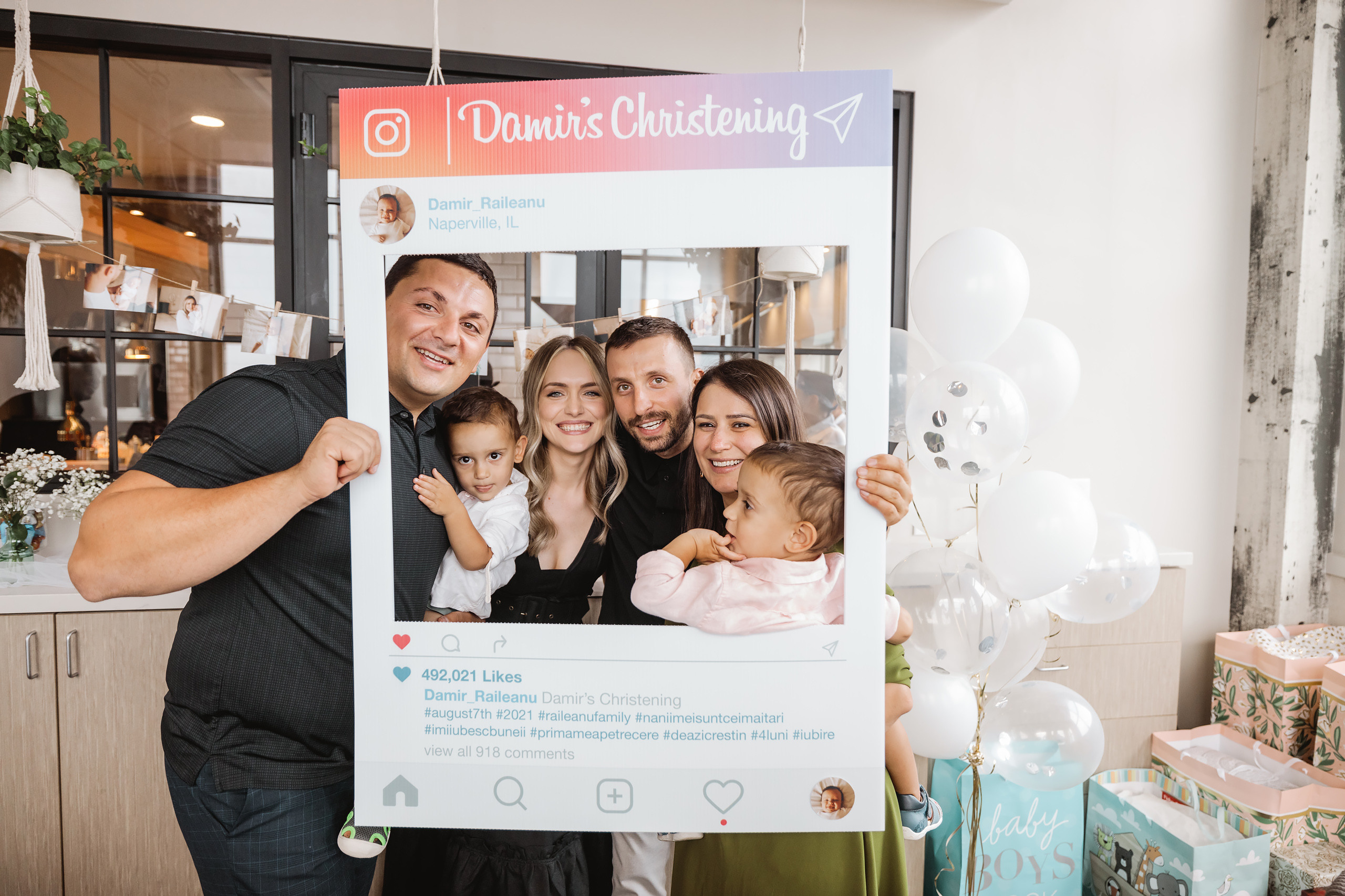 08.07.2021 Christening. Wedding family event photographer in Chicago Nick Yushevich