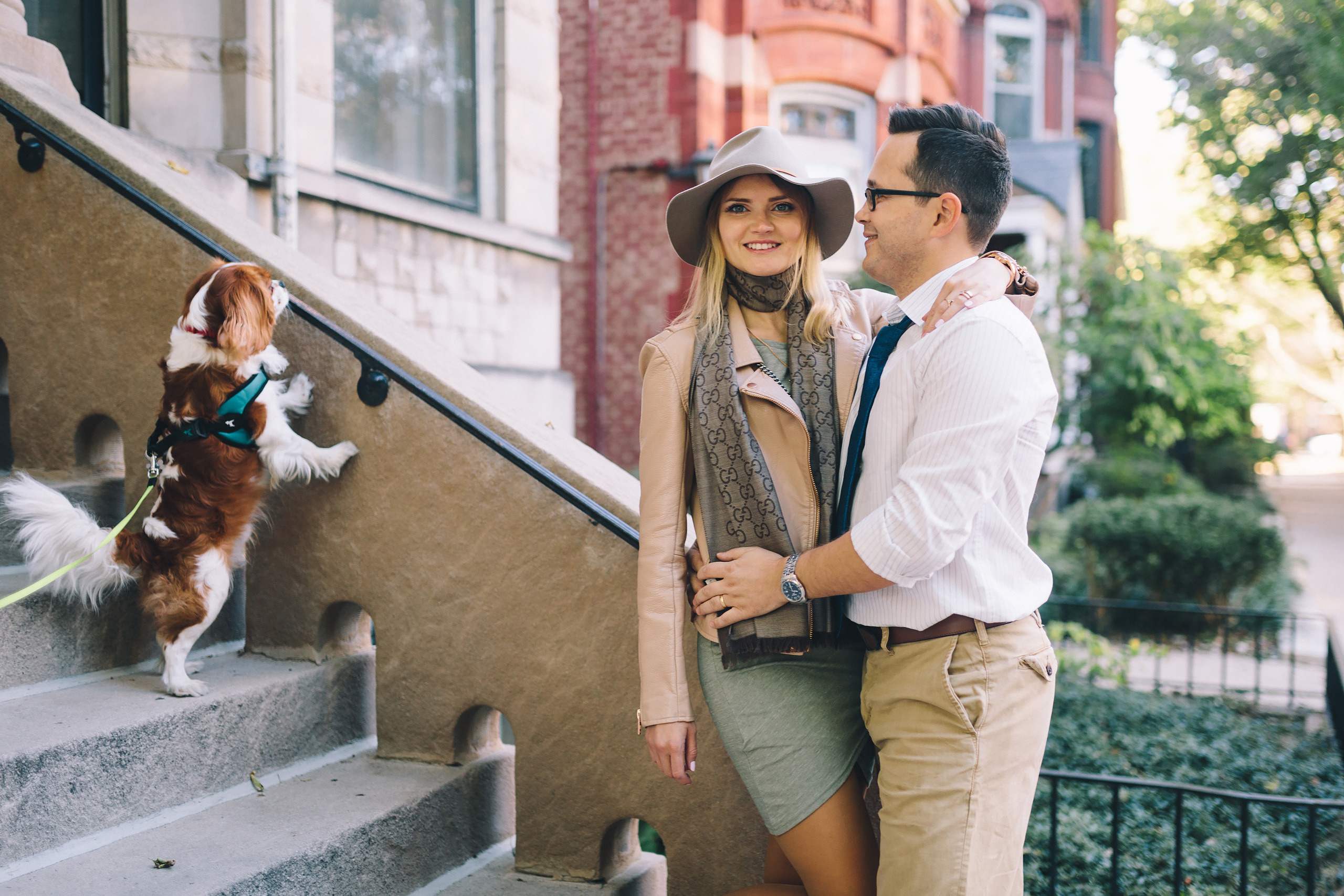 10.18.2021 Walk in Chicago. Wedding family event photographer in Chicago Nick Yushevich