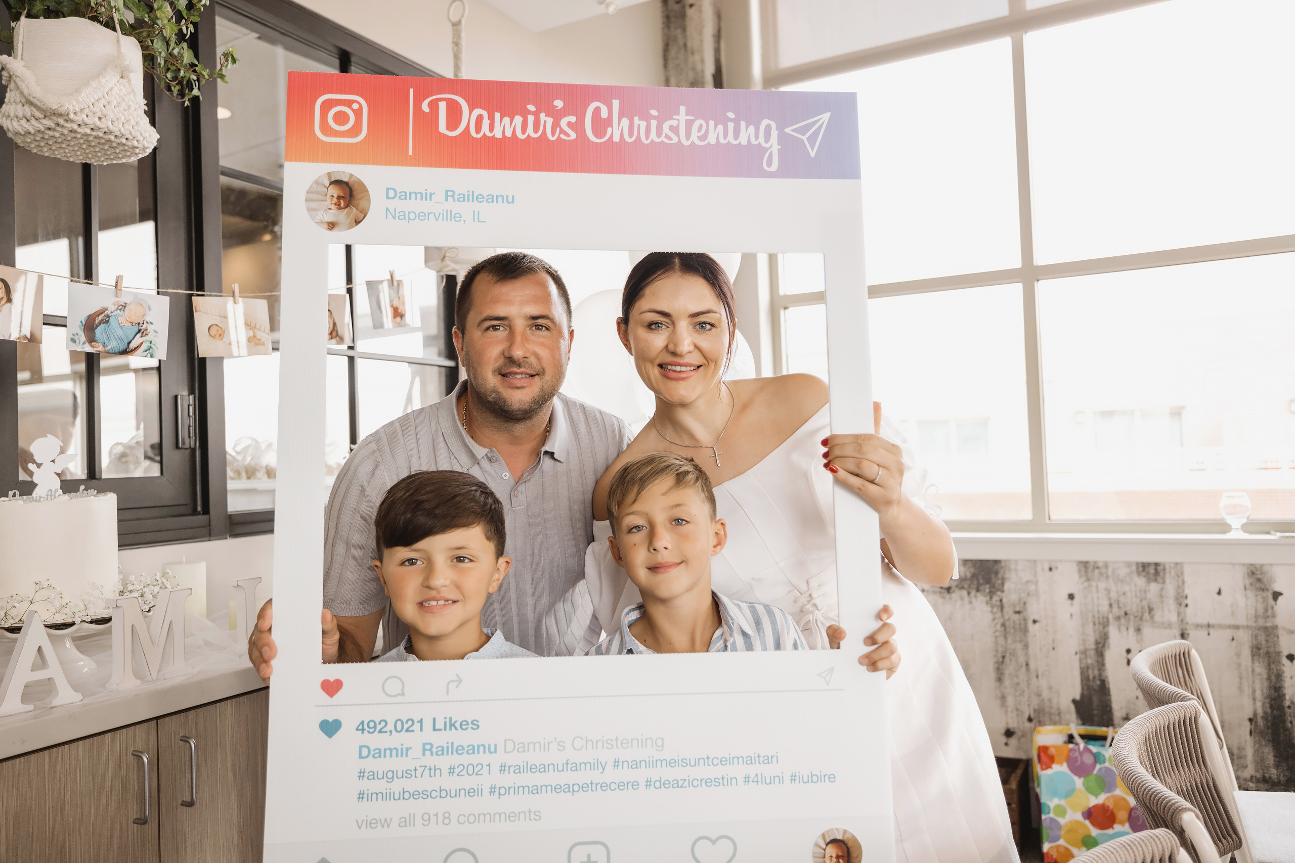 08.07.2021 Christening. Wedding family event photographer in Chicago Nick Yushevich