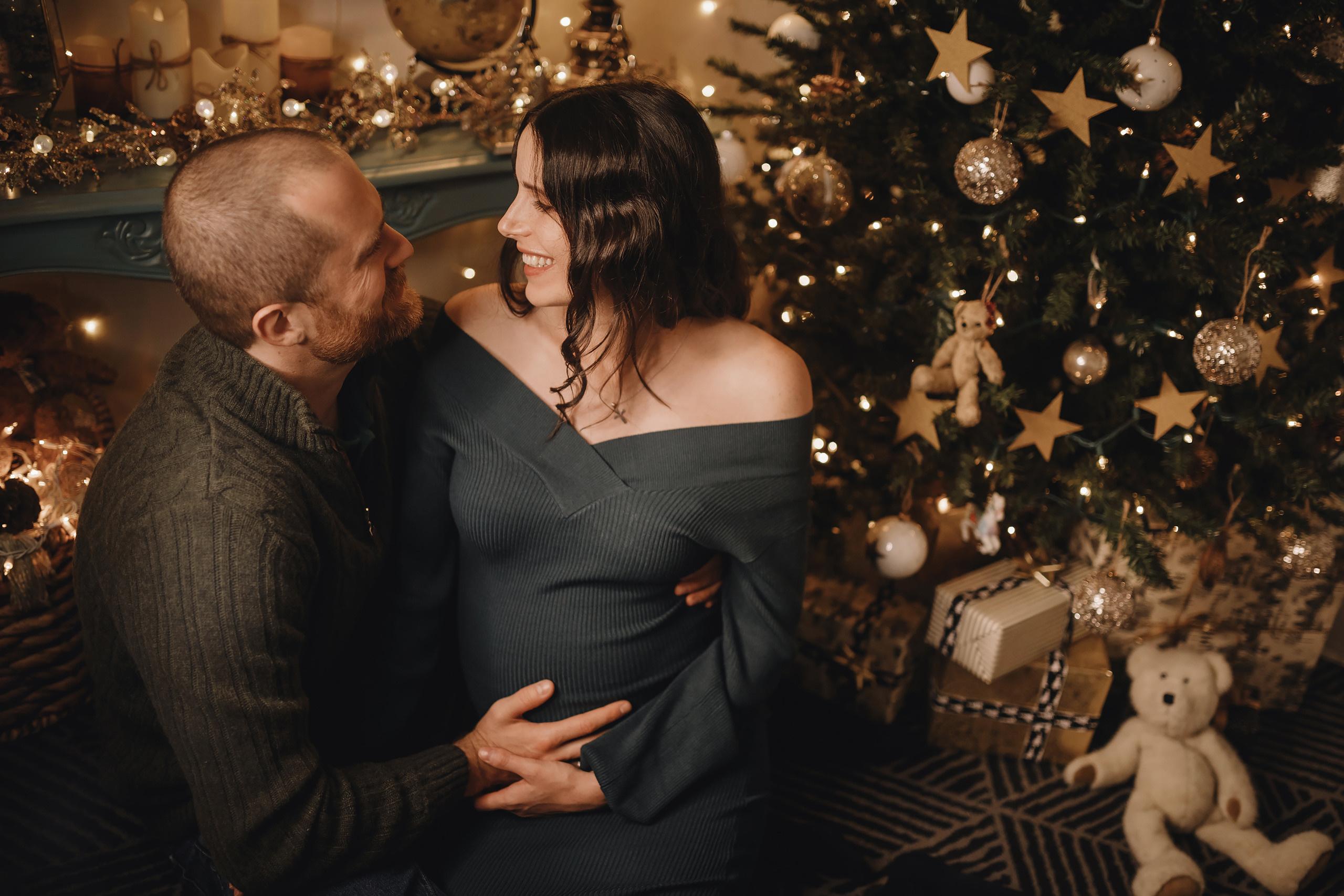 11132021 Christmas Family Photoshoot 1. Wedding family event photographer in Chicago Nick Yushevich