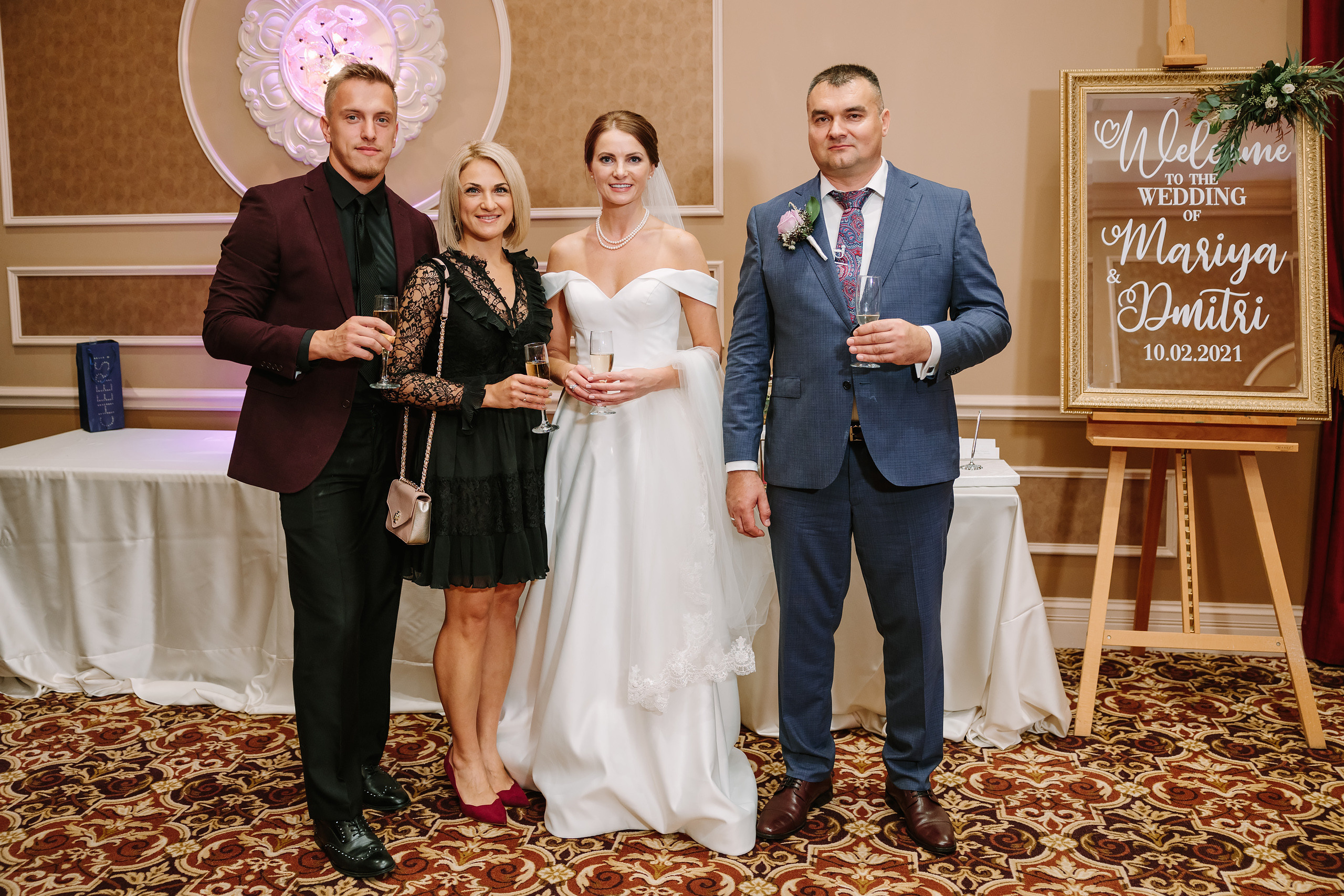 10.02.2021 Wedding. Wedding family event photographer in Chicago Nick Yushevich