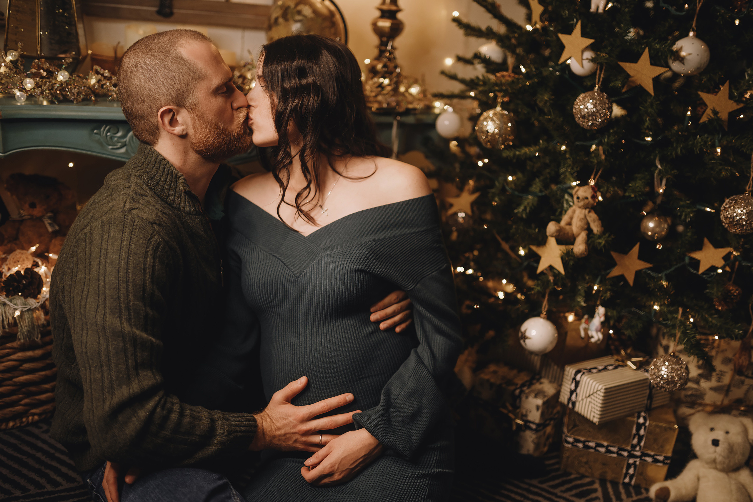 11132021 Christmas Family Photoshoot 1. Wedding family event photographer in Chicago Nick Yushevich