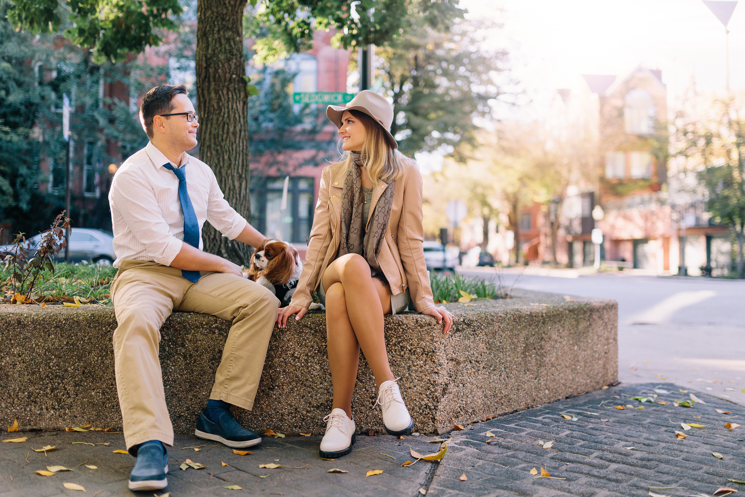 10.18.2021 Walk in Chicago. Wedding family event photographer in Chicago Nick Yushevich