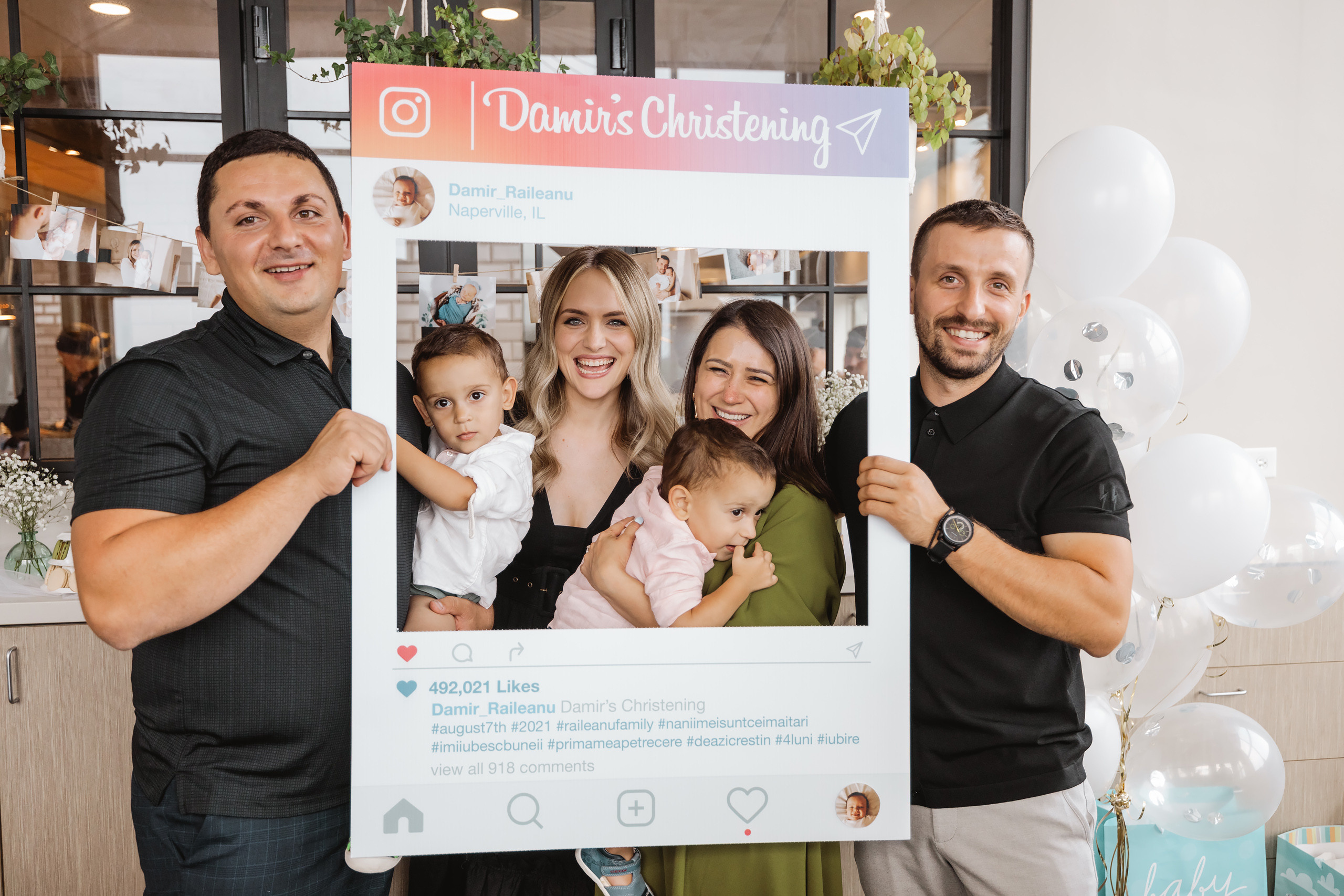 08.07.2021 Christening. Wedding family event photographer in Chicago Nick Yushevich