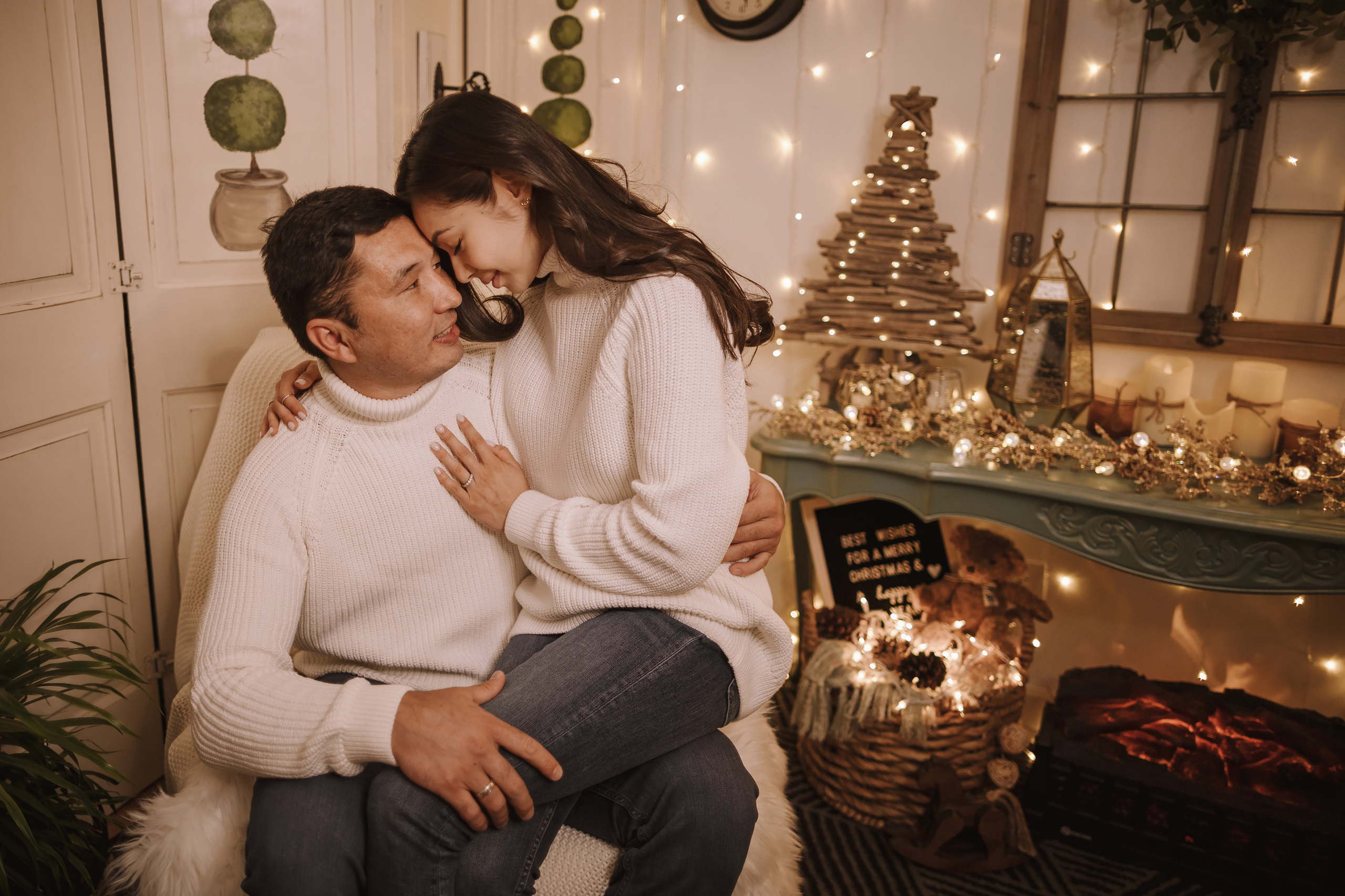 11182021 Christmas Photoshoot 2. Wedding family event photographer in Chicago Nick Yushevich