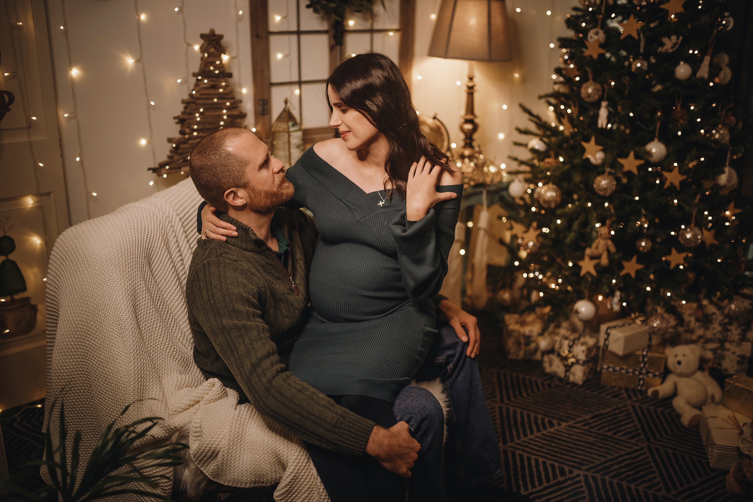 11132021 Christmas Family Photoshoot 1. Wedding family event photographer in Chicago Nick Yushevich