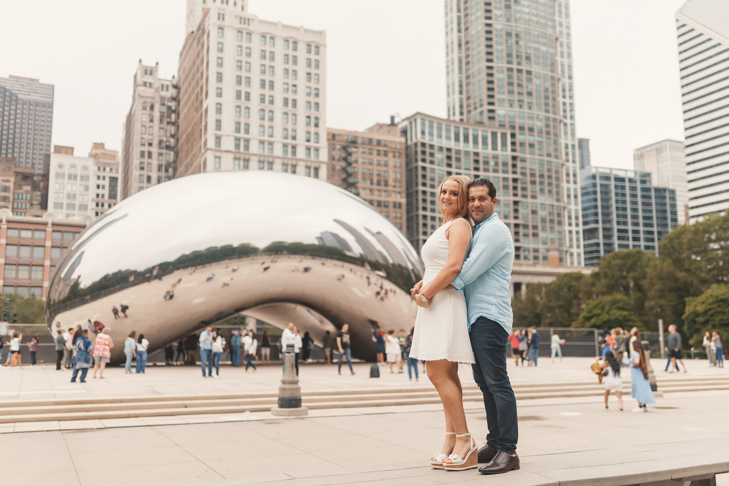 09.04.2021 Walk in Chicago. Wedding family event photographer in Chicago Nick Yushevich