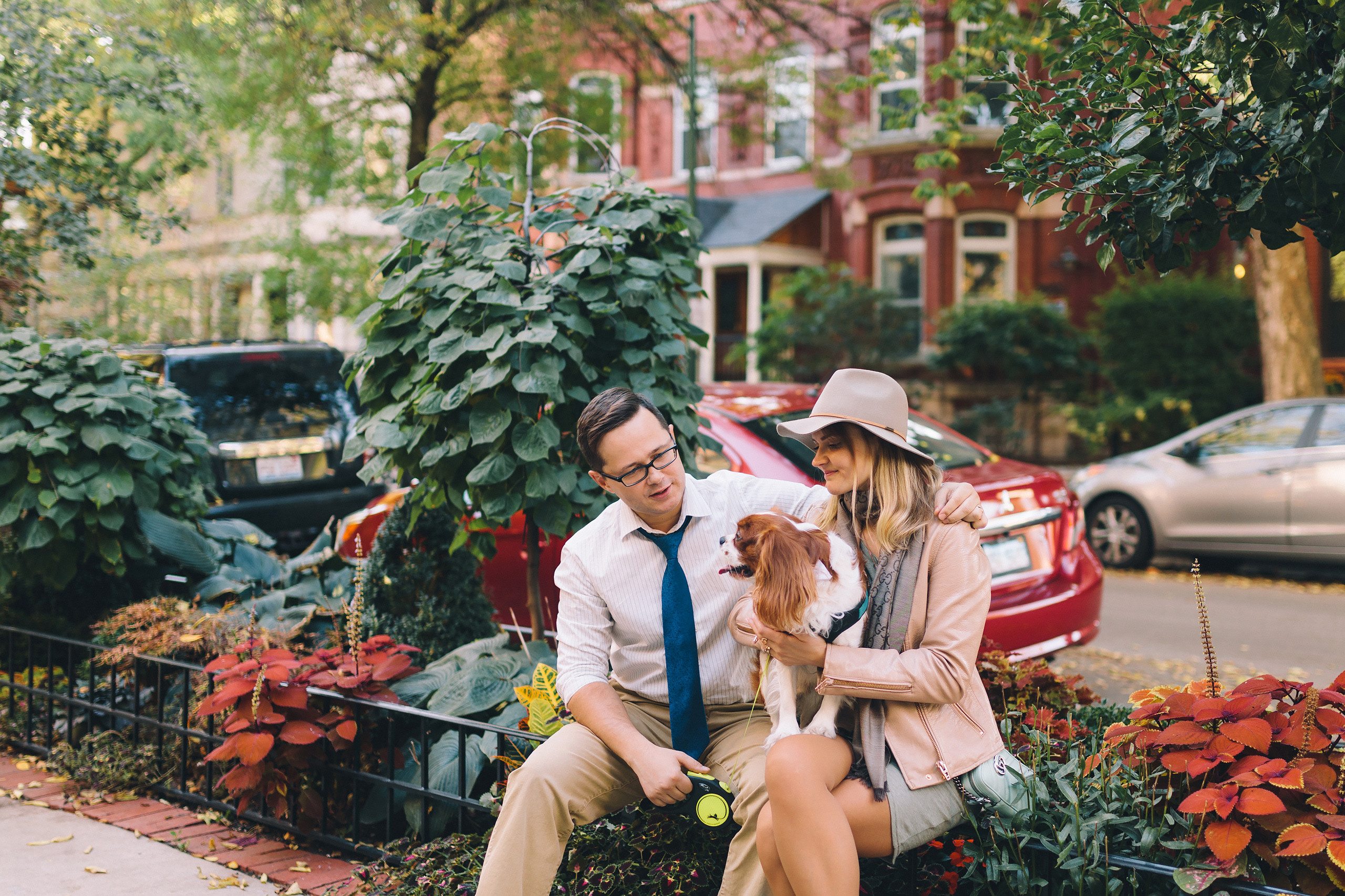 10.18.2021 Walk in Chicago. Wedding family event photographer in Chicago Nick Yushevich