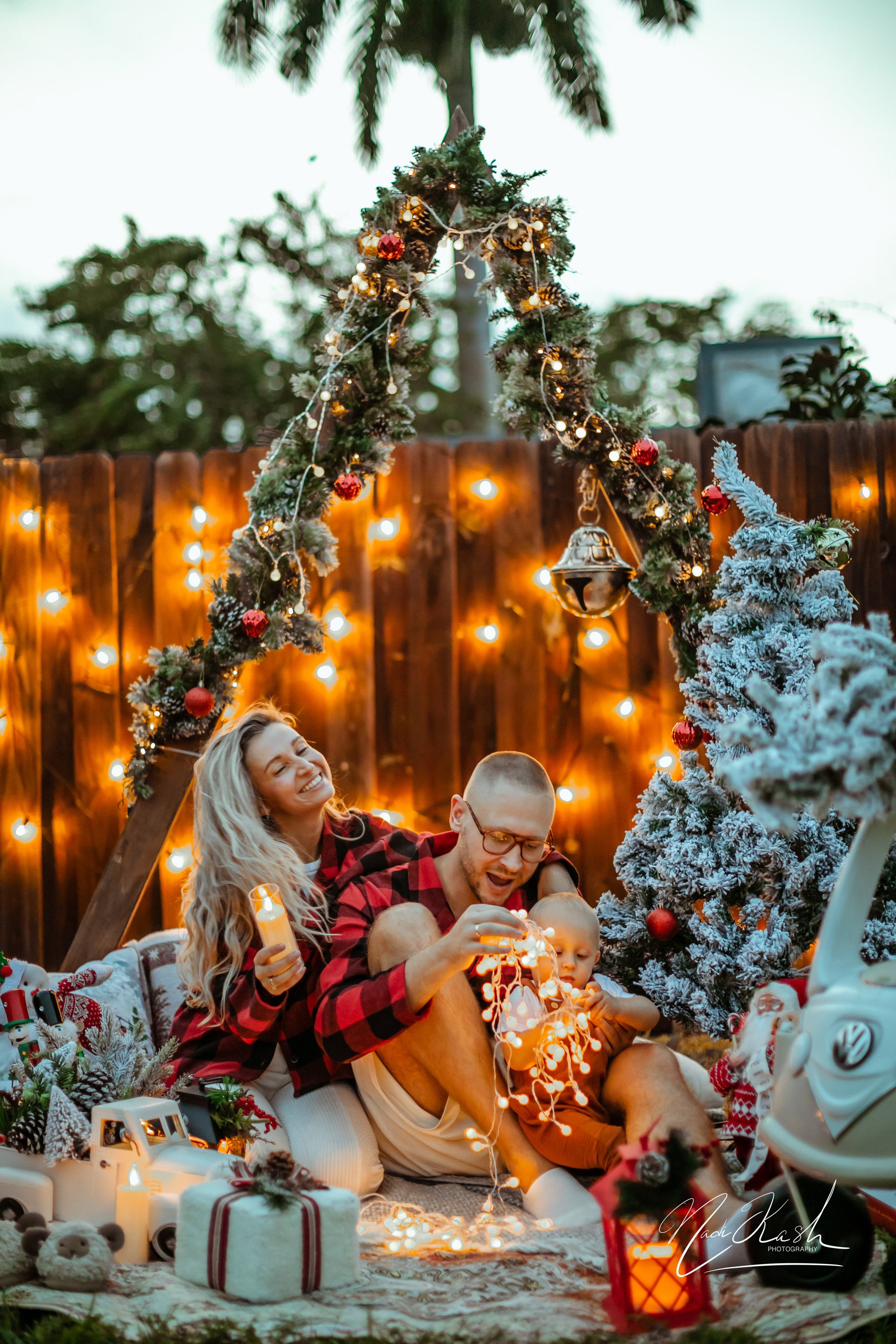 Christmas photoshoot. Photographer in Miami, Family photographer, Event, Wedding