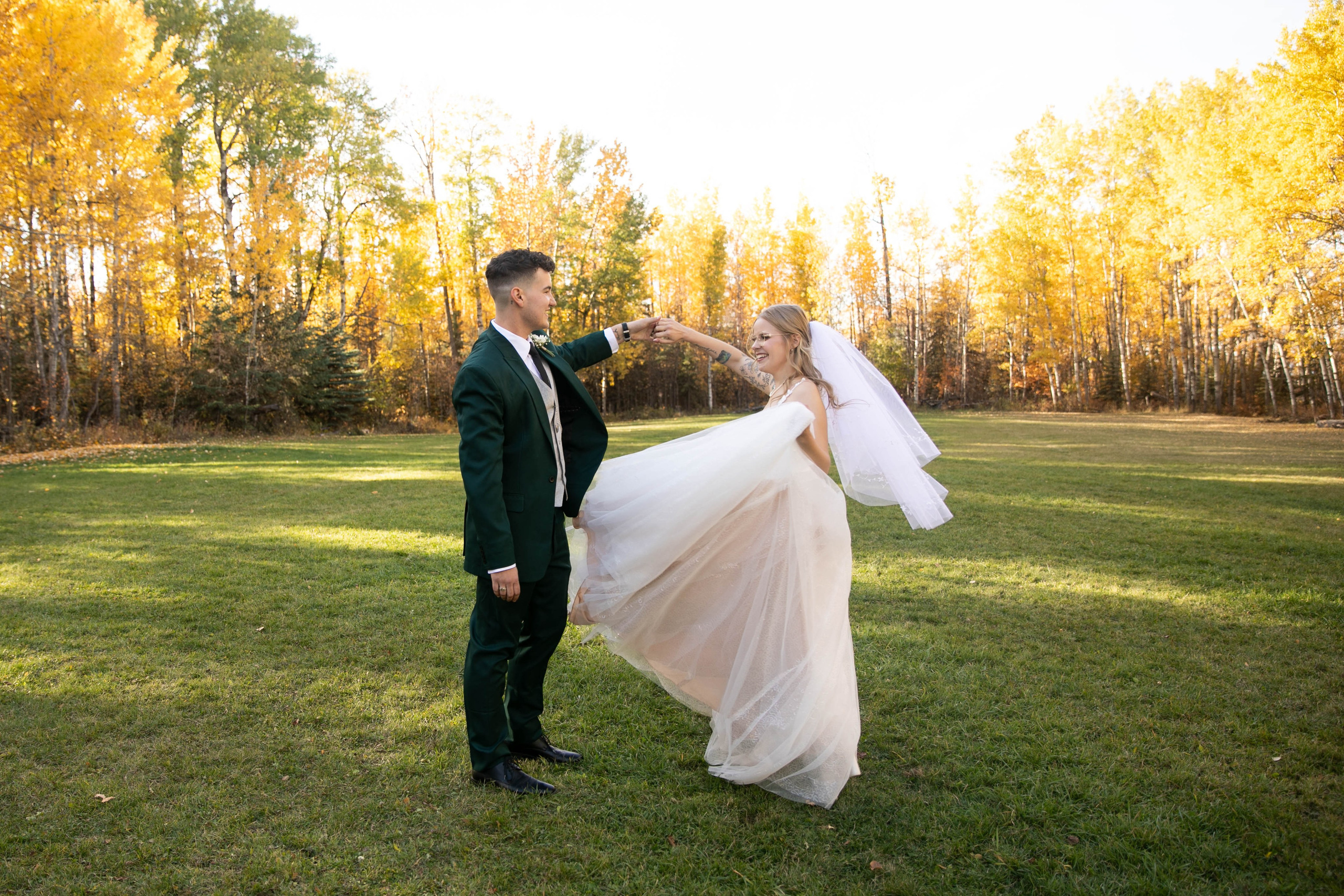 Renee & Emmett Wedding. Fotografía accesible en Calgary