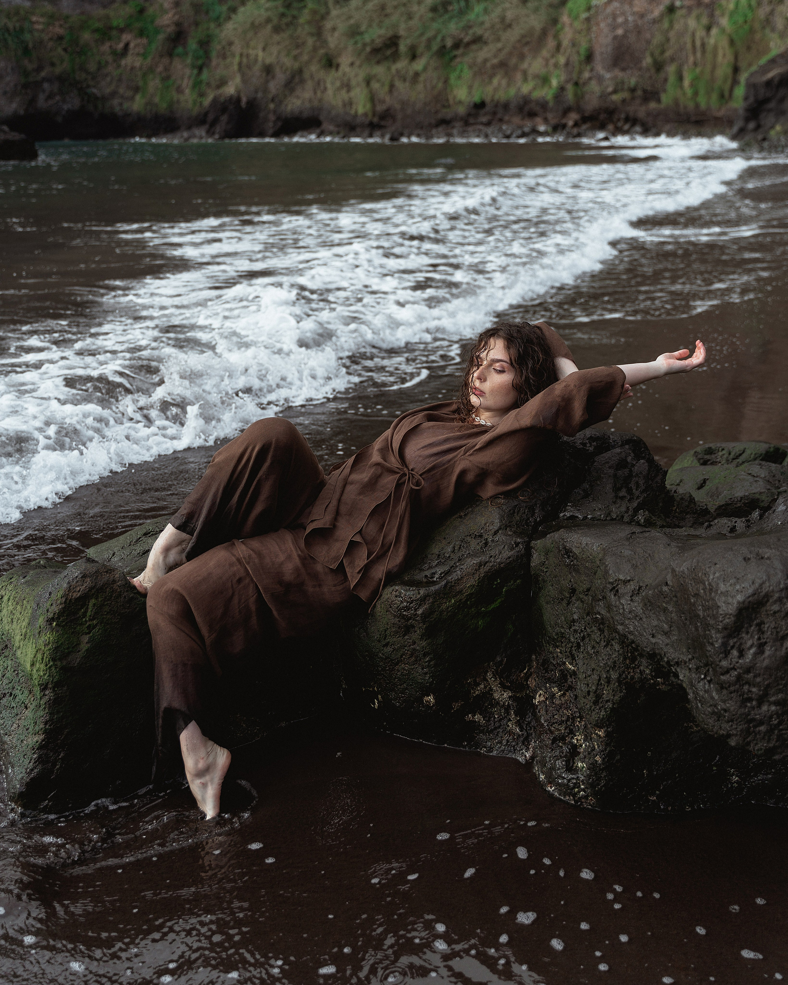Misty Beach Portraits with Anita at Seixal | Madeira Photographer. Your photographer in Madeira