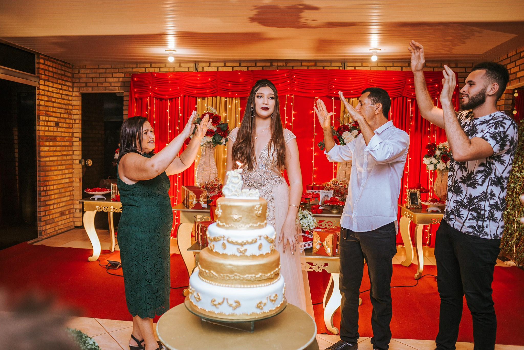 Aniversário 15 anos e adulto