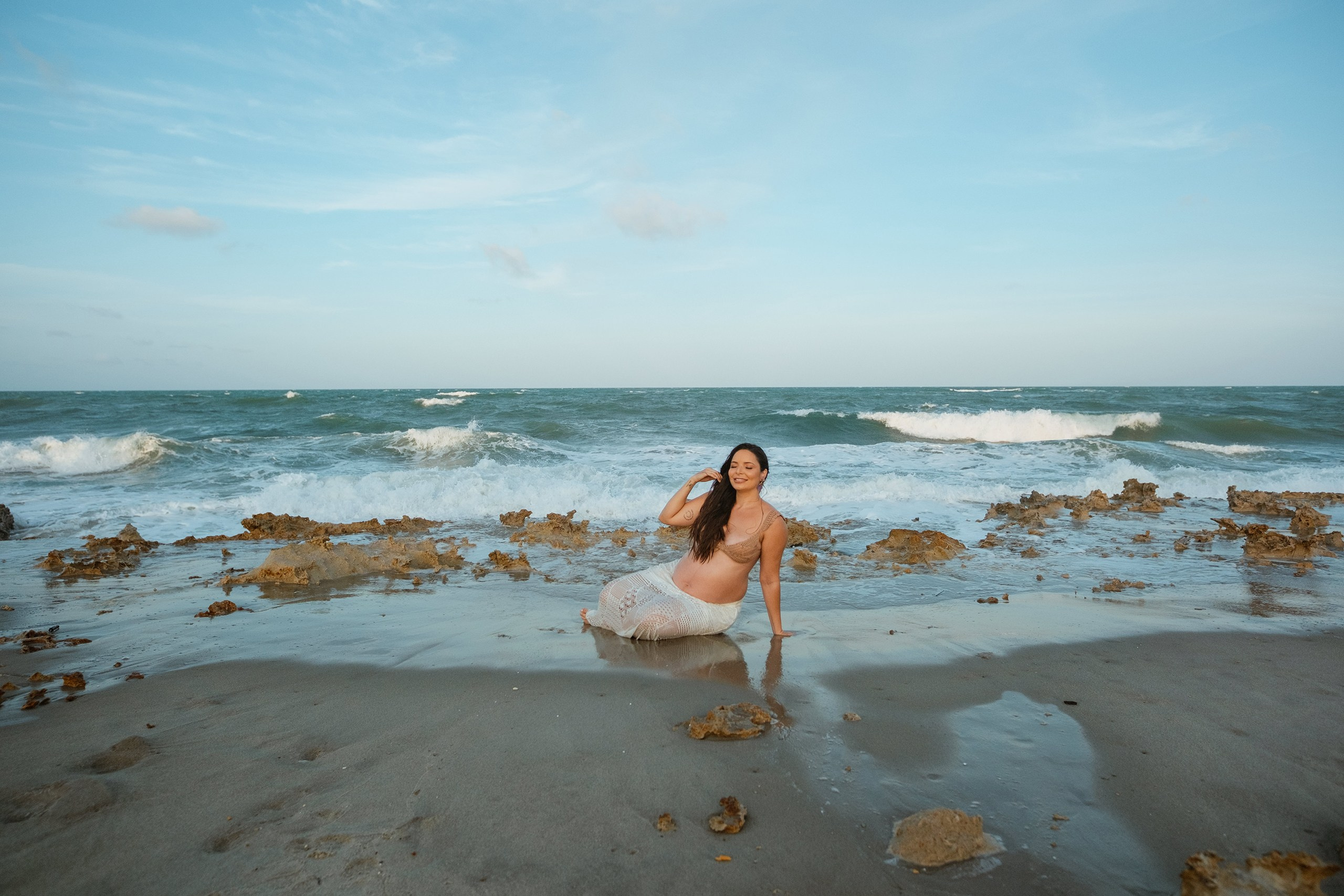 Ensaio gestante Eli estúdio R&S Fotografia e Filme e praia de Pontal de Maceió Fortim CE
