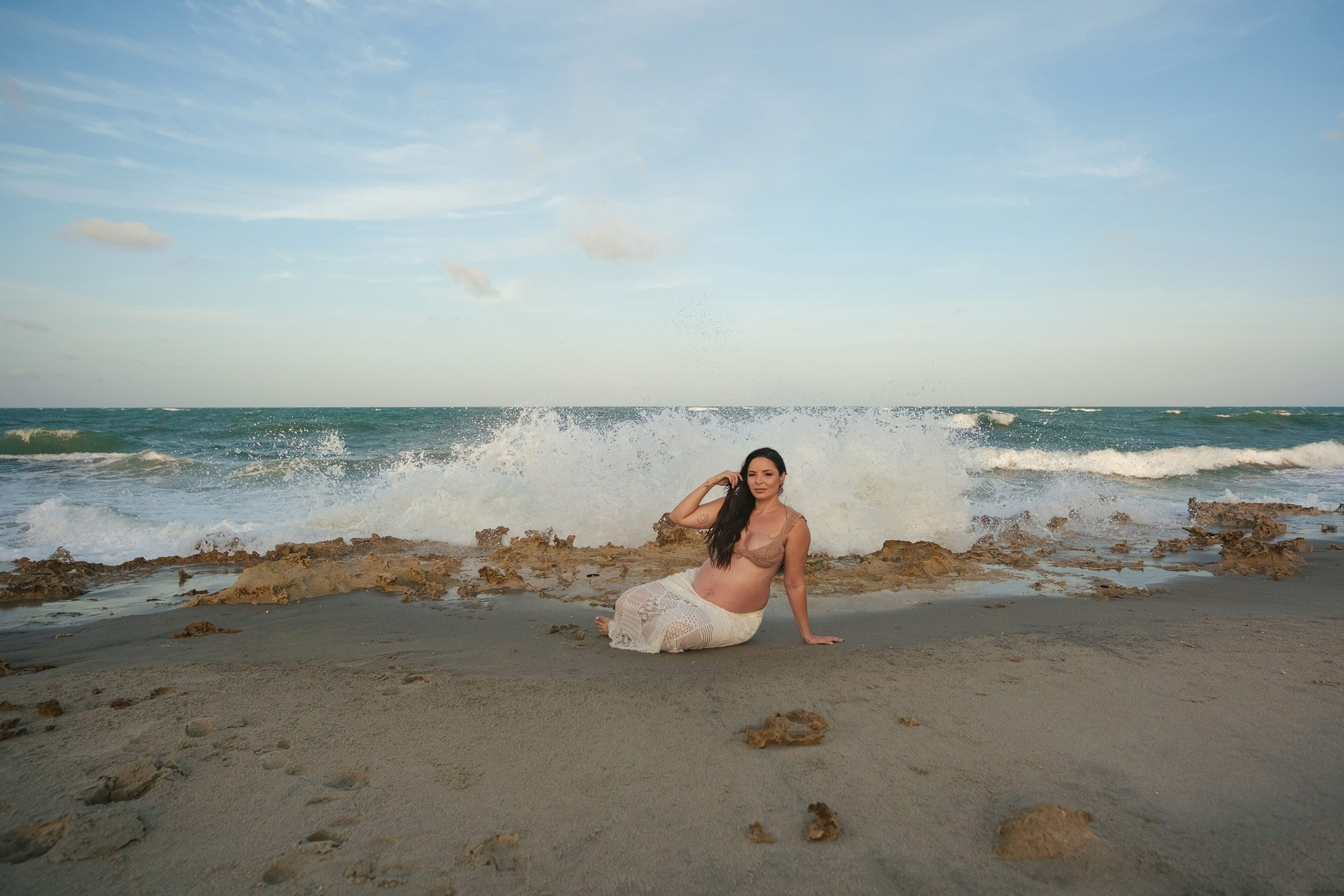 Ensaio gestante Eli estúdio R&S Fotografia e Filme e praia de Pontal de Maceió Fortim CE