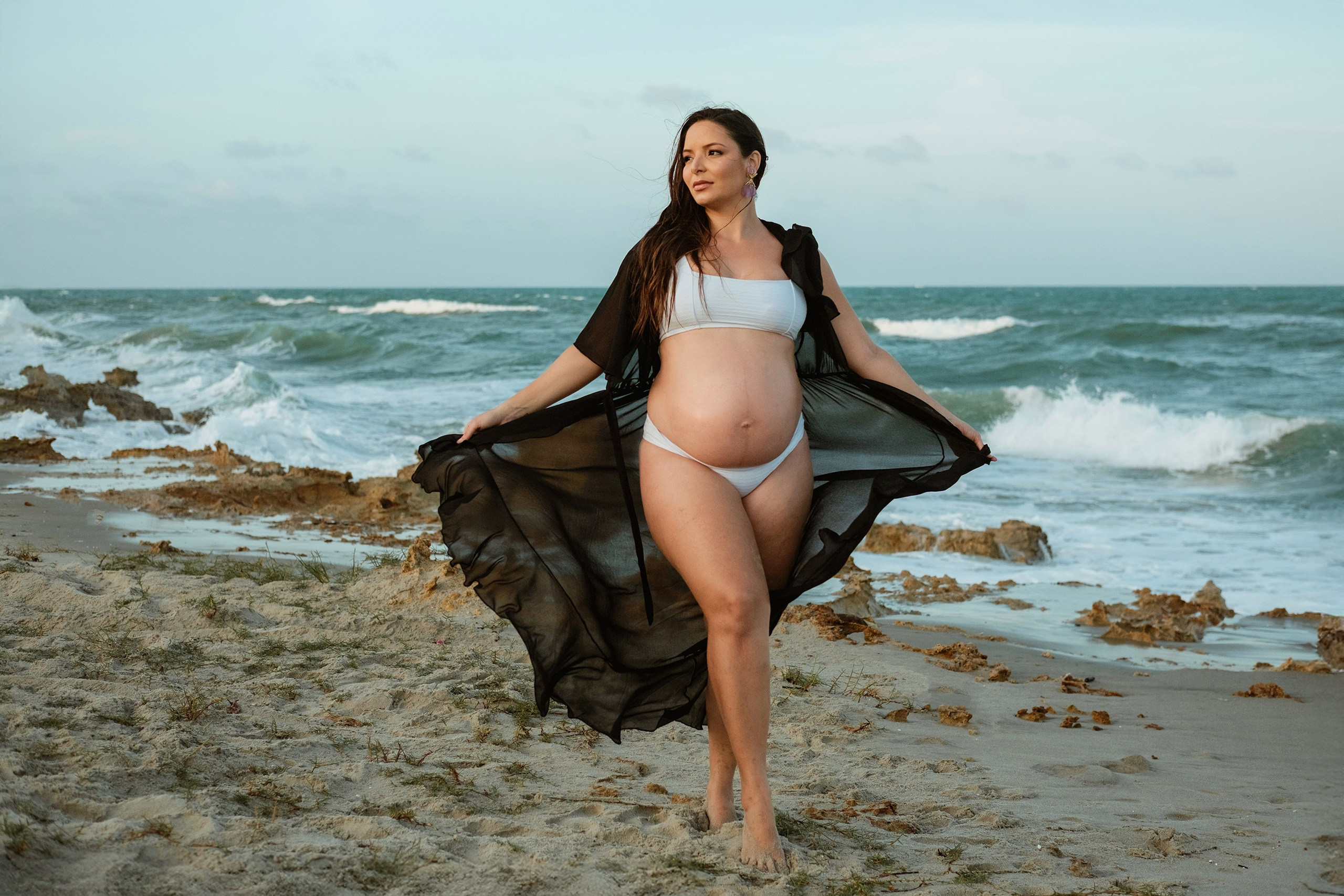 Ensaio gestante Eli estúdio R&S Fotografia e Filme e praia de Pontal de Maceió Fortim CE