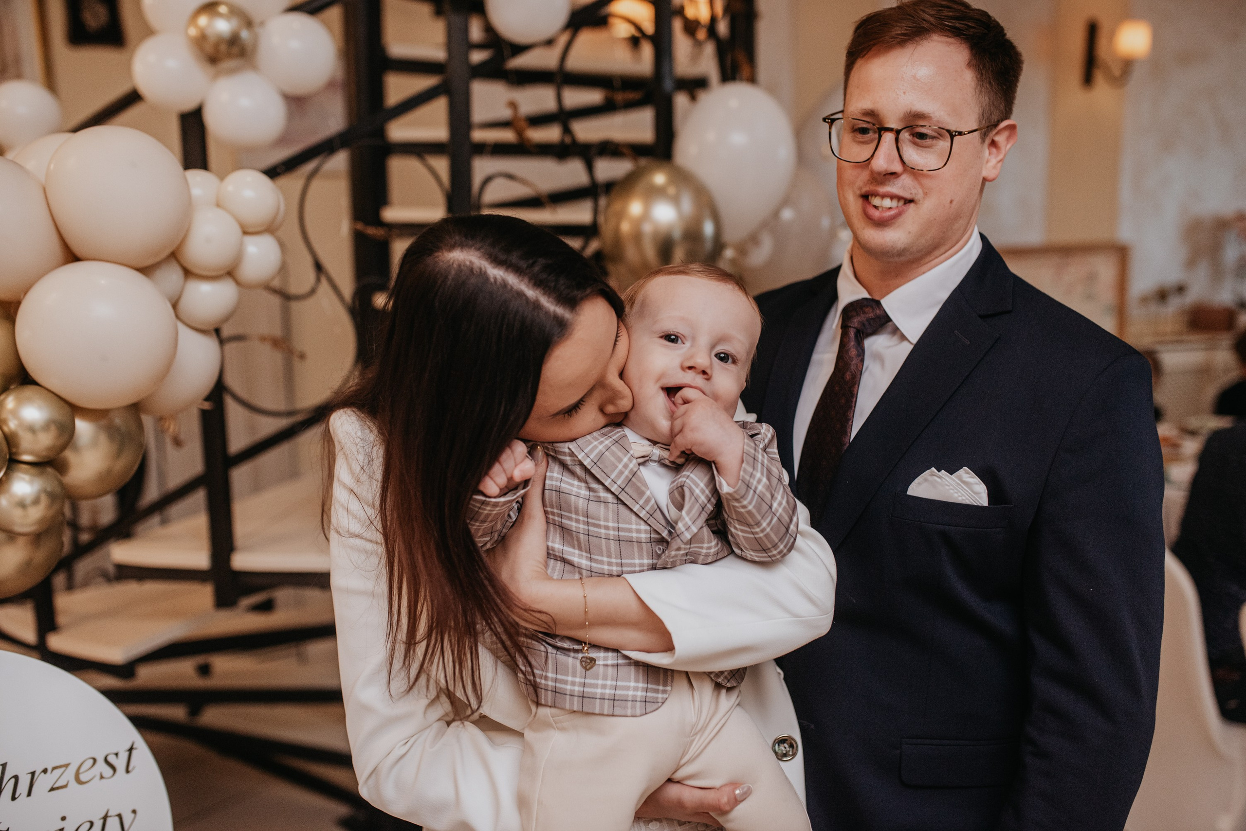 Chrzest Święty Wojtka. Dominika Strachacka Fotografia | Fotograf ślubny i rodzinny Opole Lubelskie Lublin