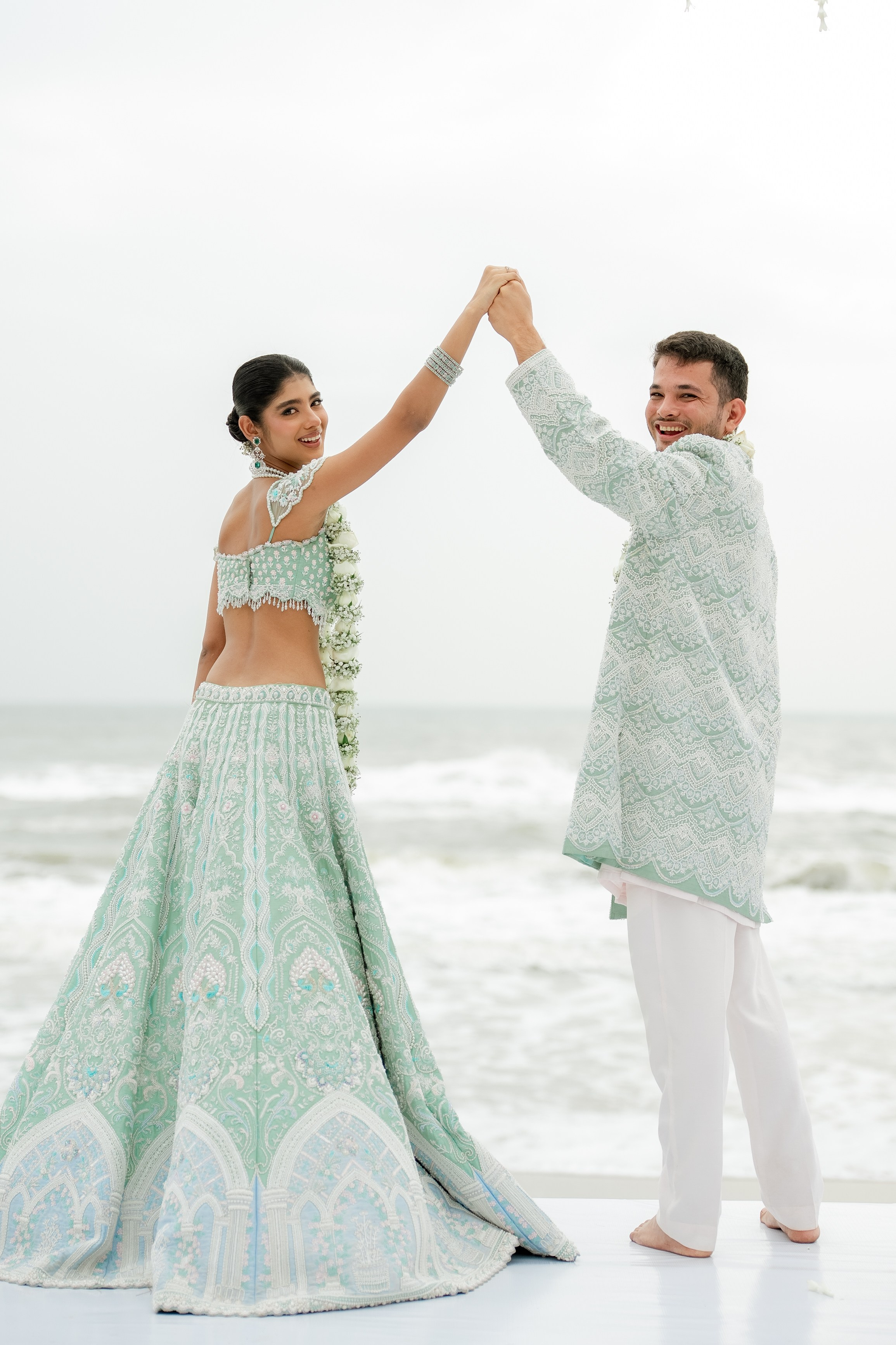 Beach Shaadi! Ft. Aishwarya & Milan. Fine art Wedding Photographers in India & Canada