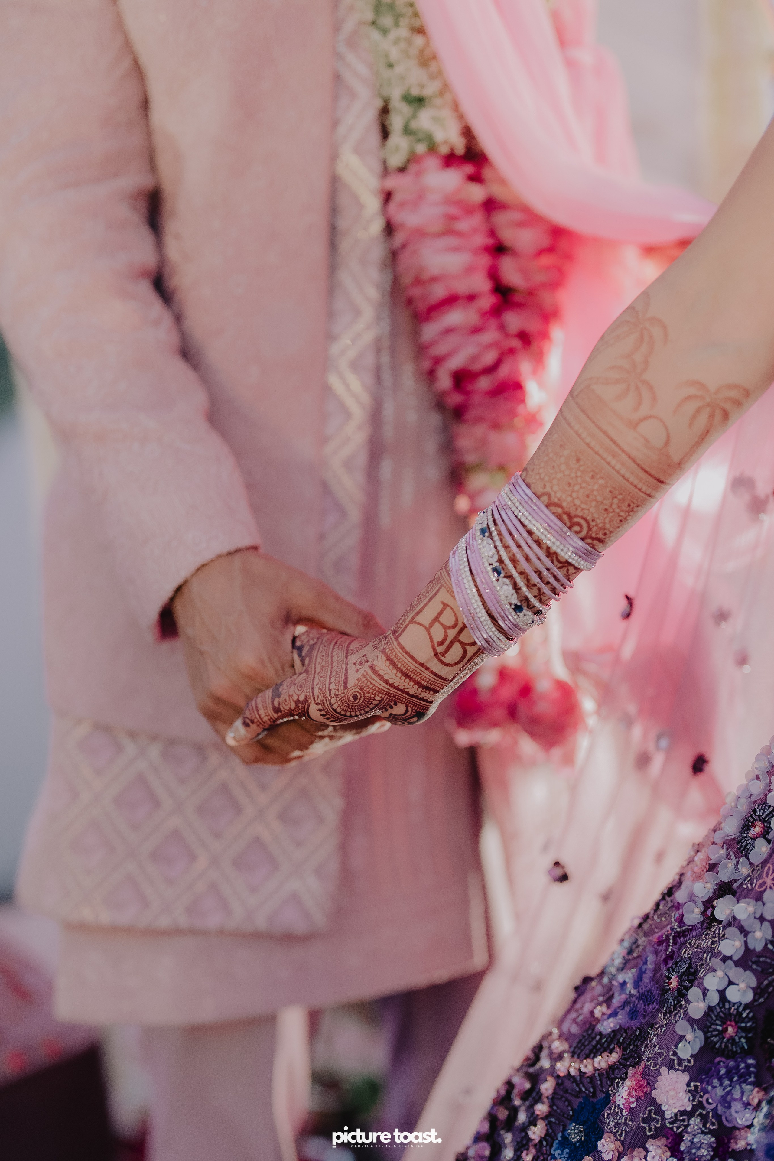 Varamala Ft. Barbie & Aneesh. Fine art Wedding Photographers in India & Canada