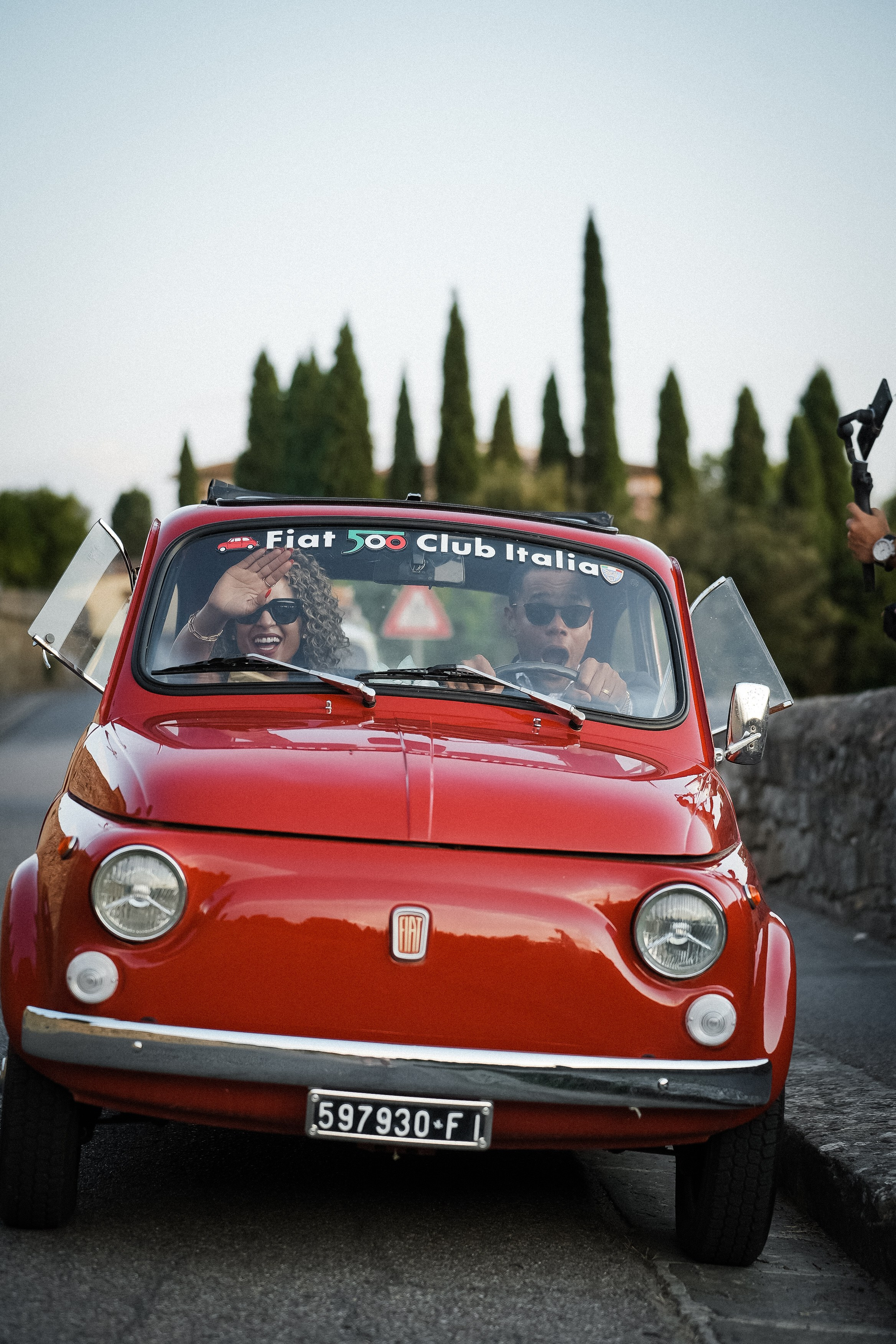 FIAT 500. Wedding Photographer in Italy