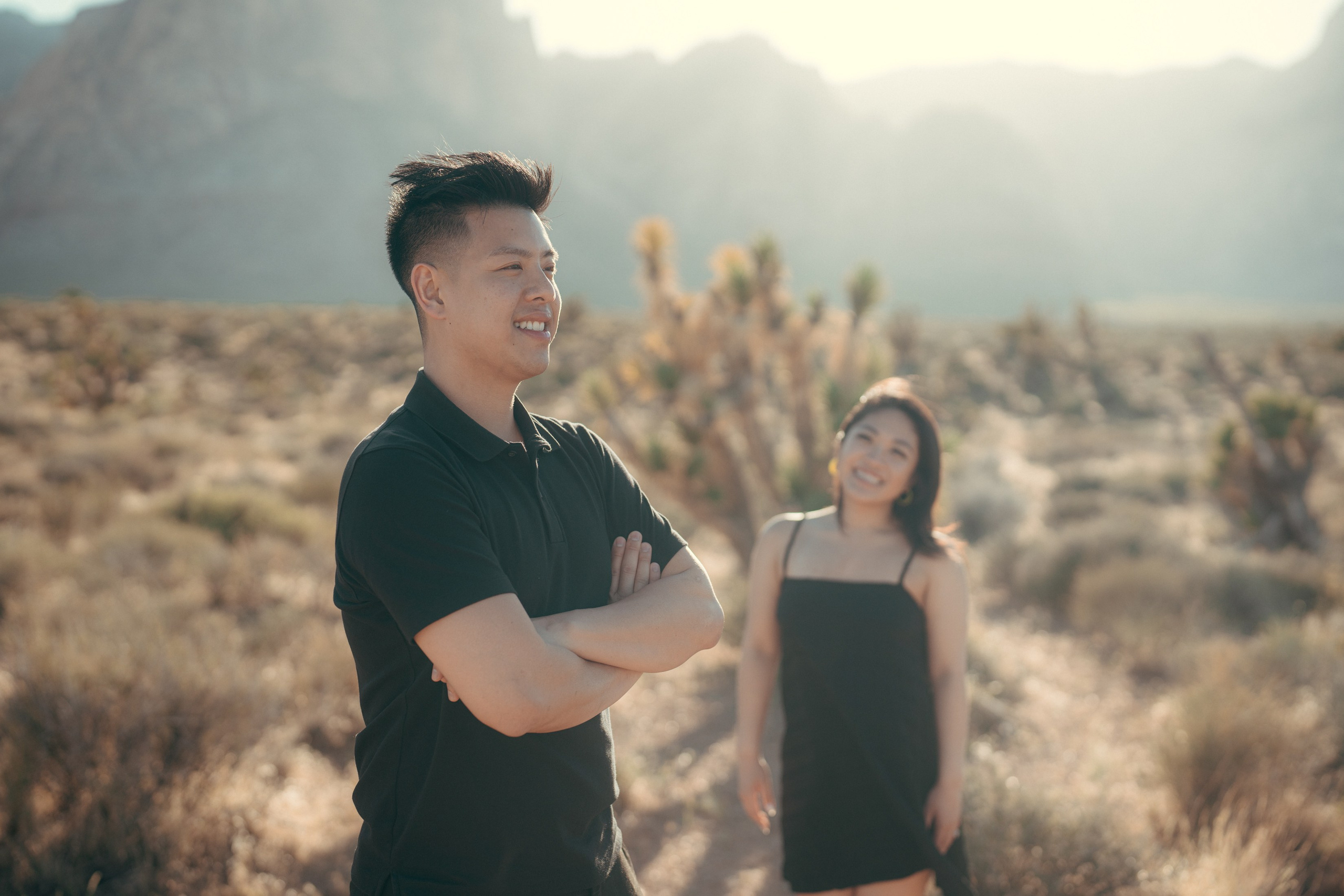 Brian&Christina. Marriage Proposal. Wedding & elopement photographer Viktoriya Kravtsov. Las Vegas