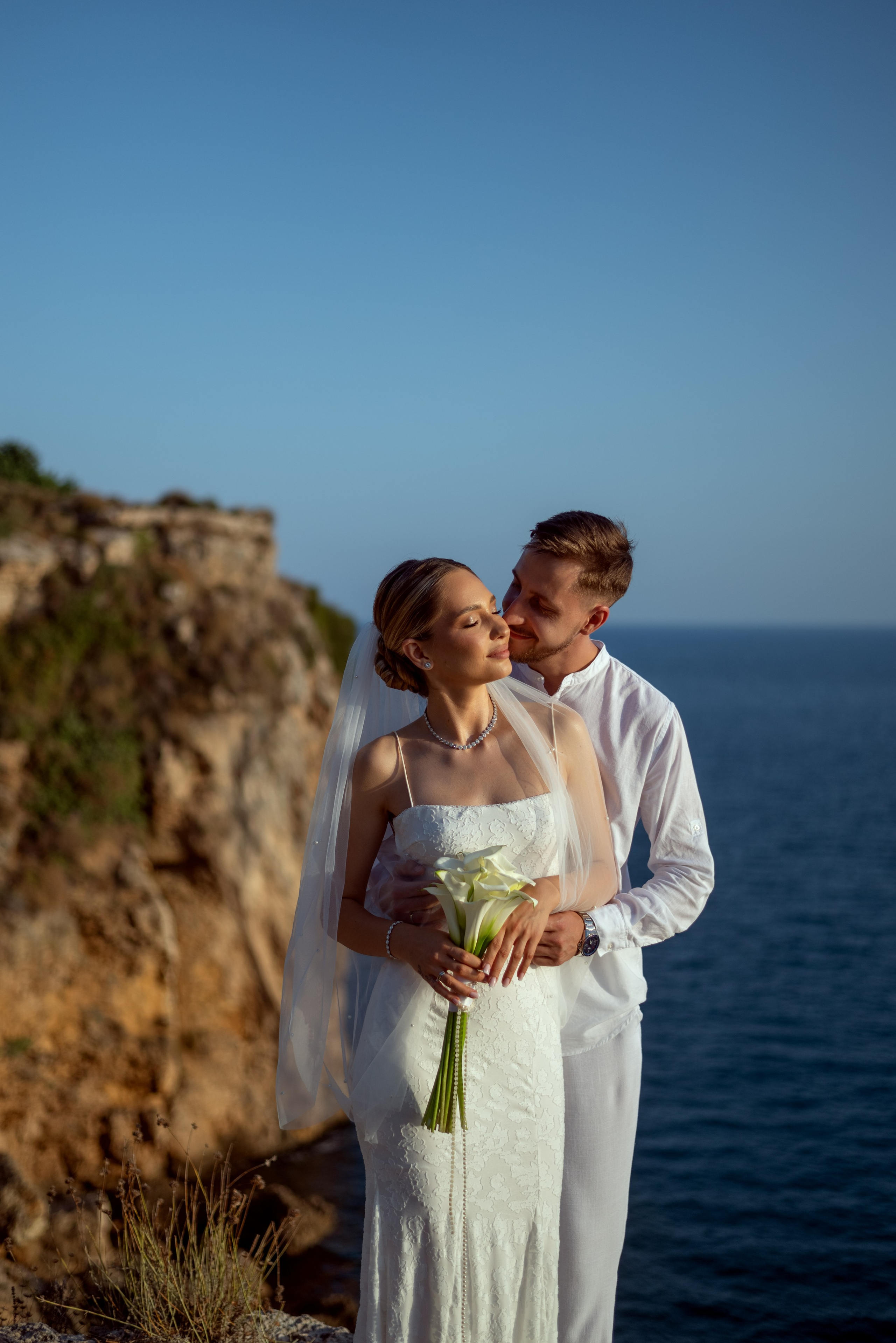 Скалы на море с шикарным видом. Фотограф Анталия, Кемер, Белек, Сиде Дарья Кая