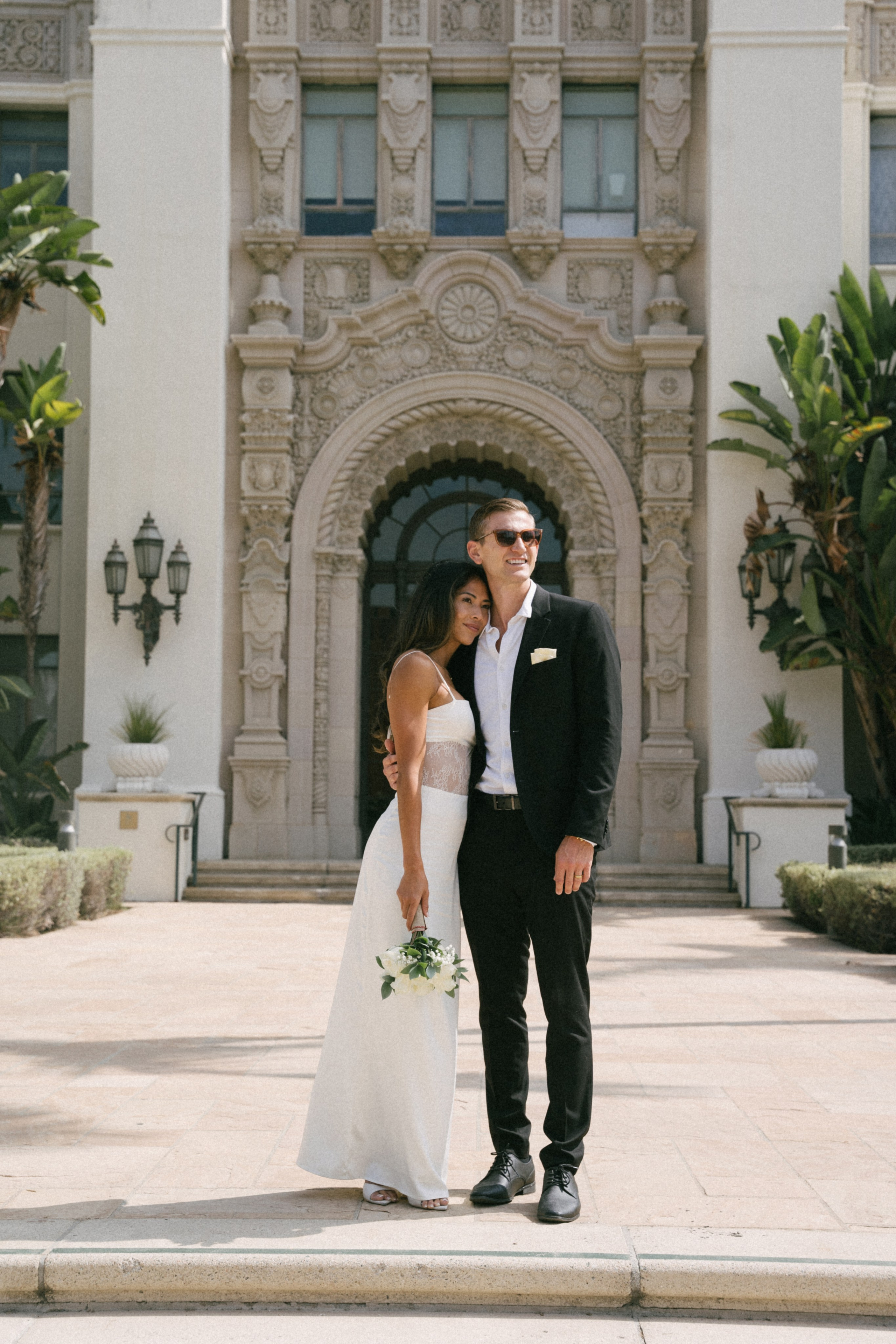 Jamie & Gareth. Beverly Hill Courthouse Wedding. Santa Monica based photographer Kristina Vasilenko
