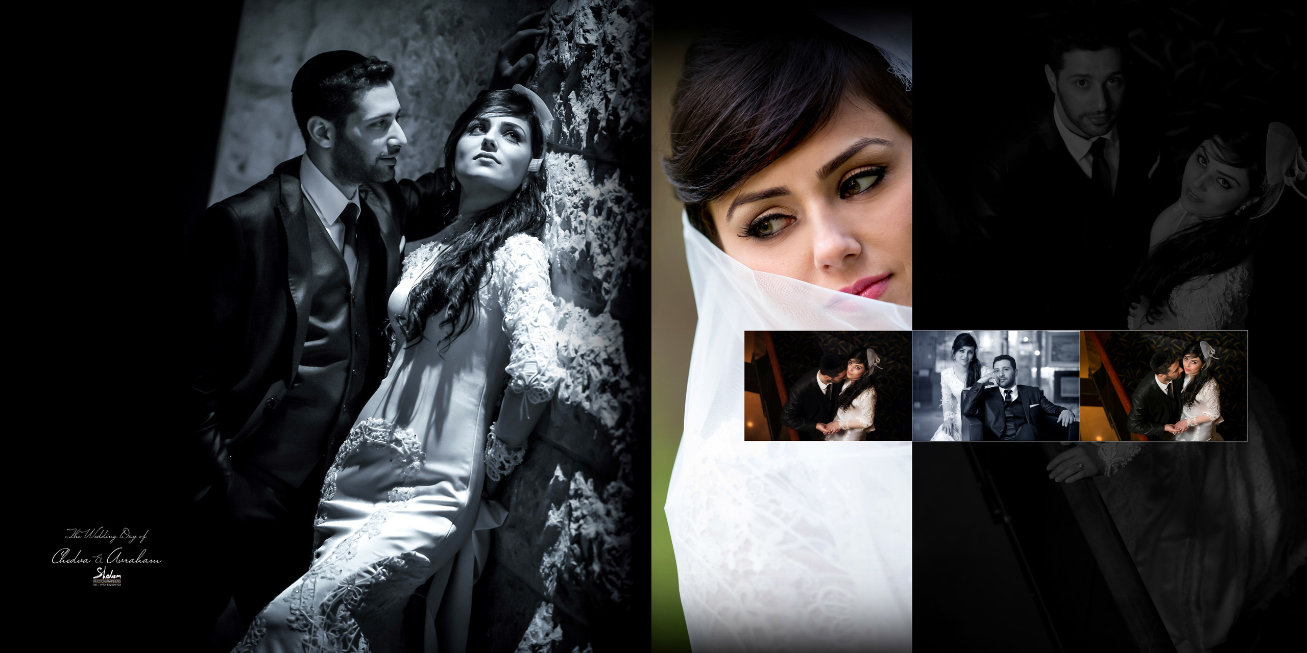 Hedva & Avi. Wedding and events photographers Studio Shalom