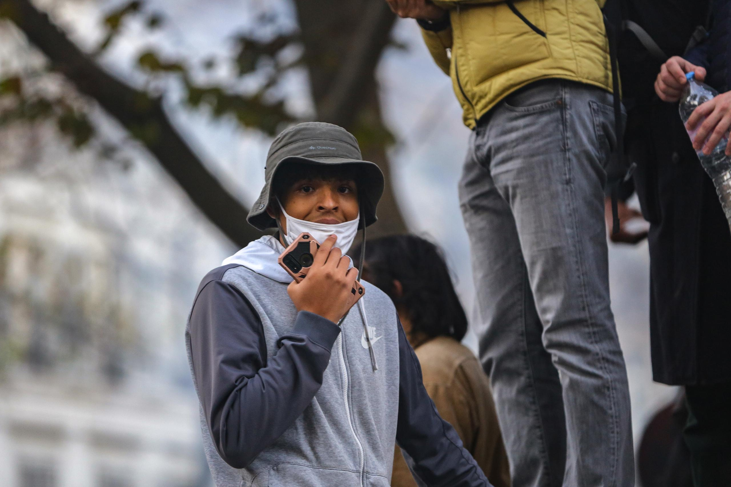 Manifestations contre la loi de la « sécurité globale ». Natalia Bogdanovska. Films et photographie corporate en France