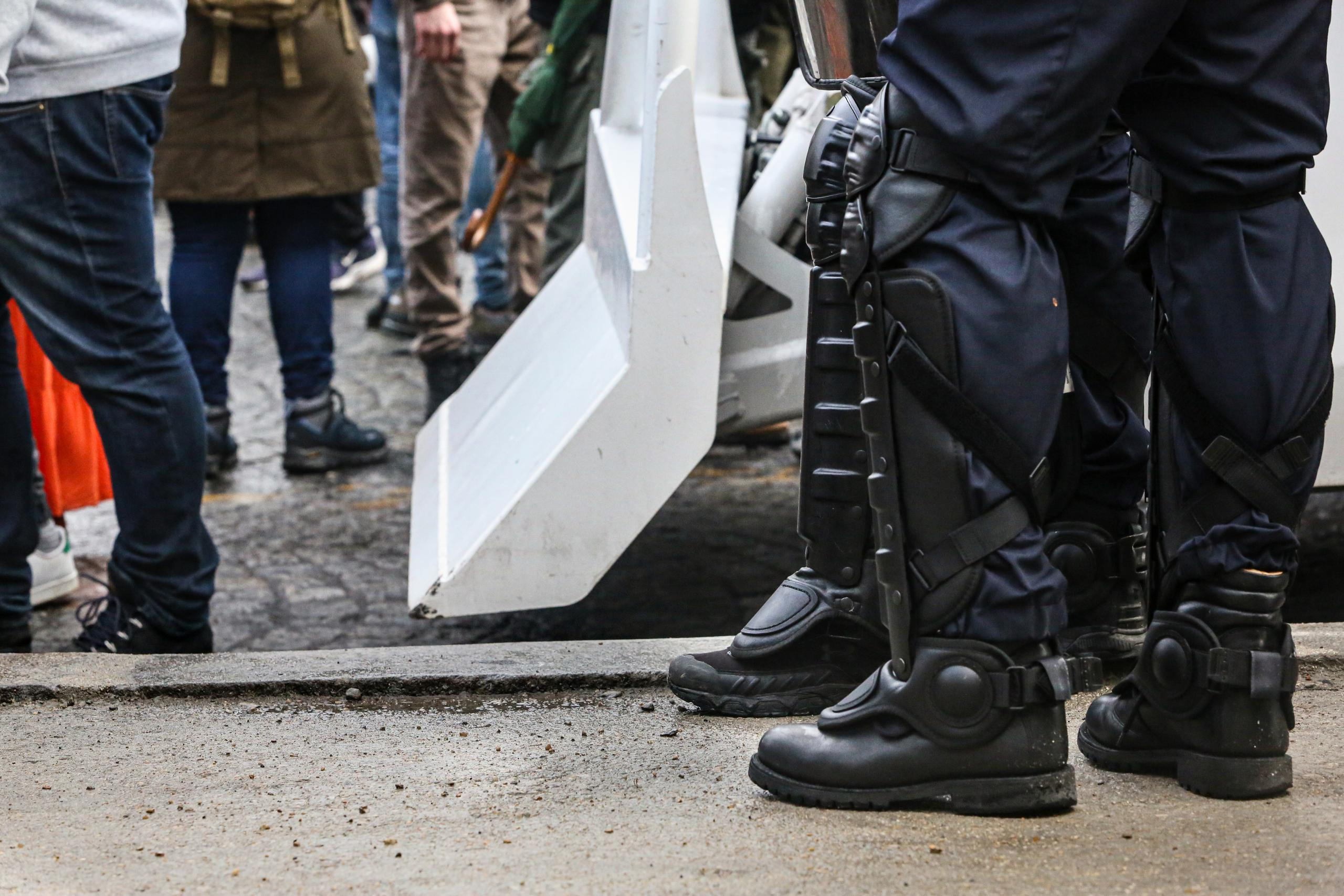 Manifestations contre la loi de la « sécurité globale ». Natalia Bogdanovska. Films et photographie corporate en France