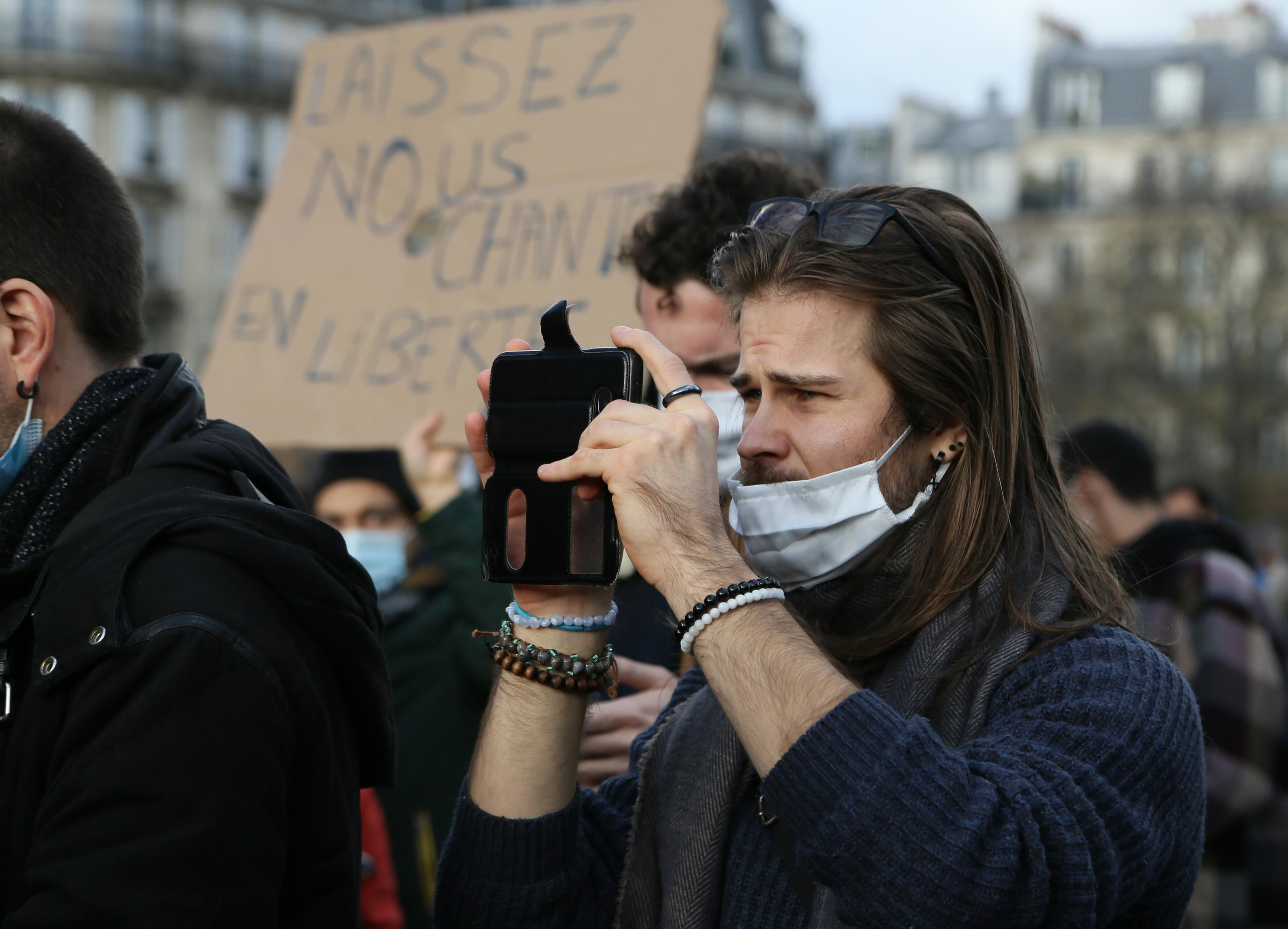 Manif 15 décembre. Natalia Bogdanovska. Films et photographie corporate en France
