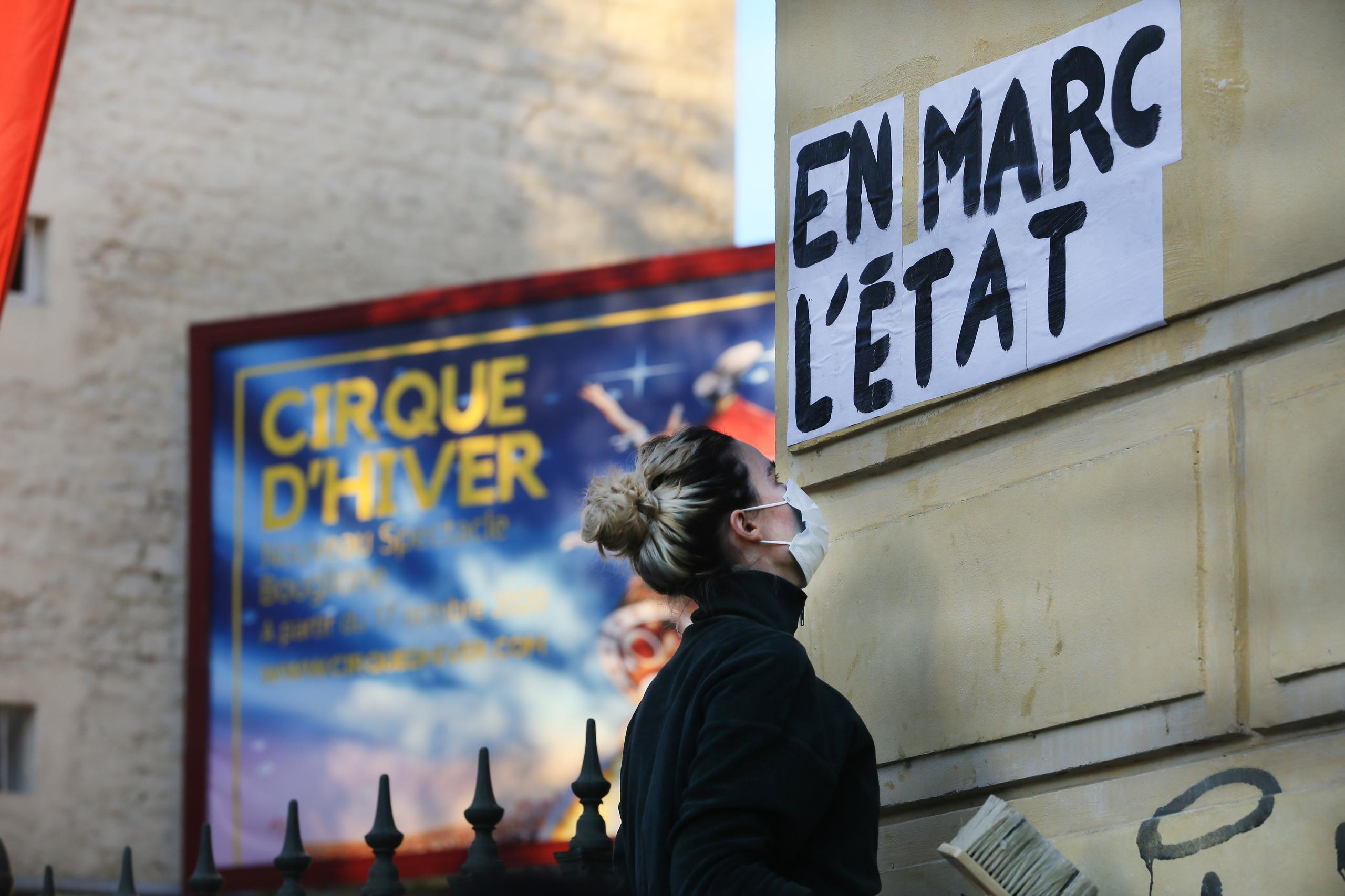Manifestations contre la loi de la « sécurité globale ». Natalia Bogdanovska. Films et photographie corporate en France