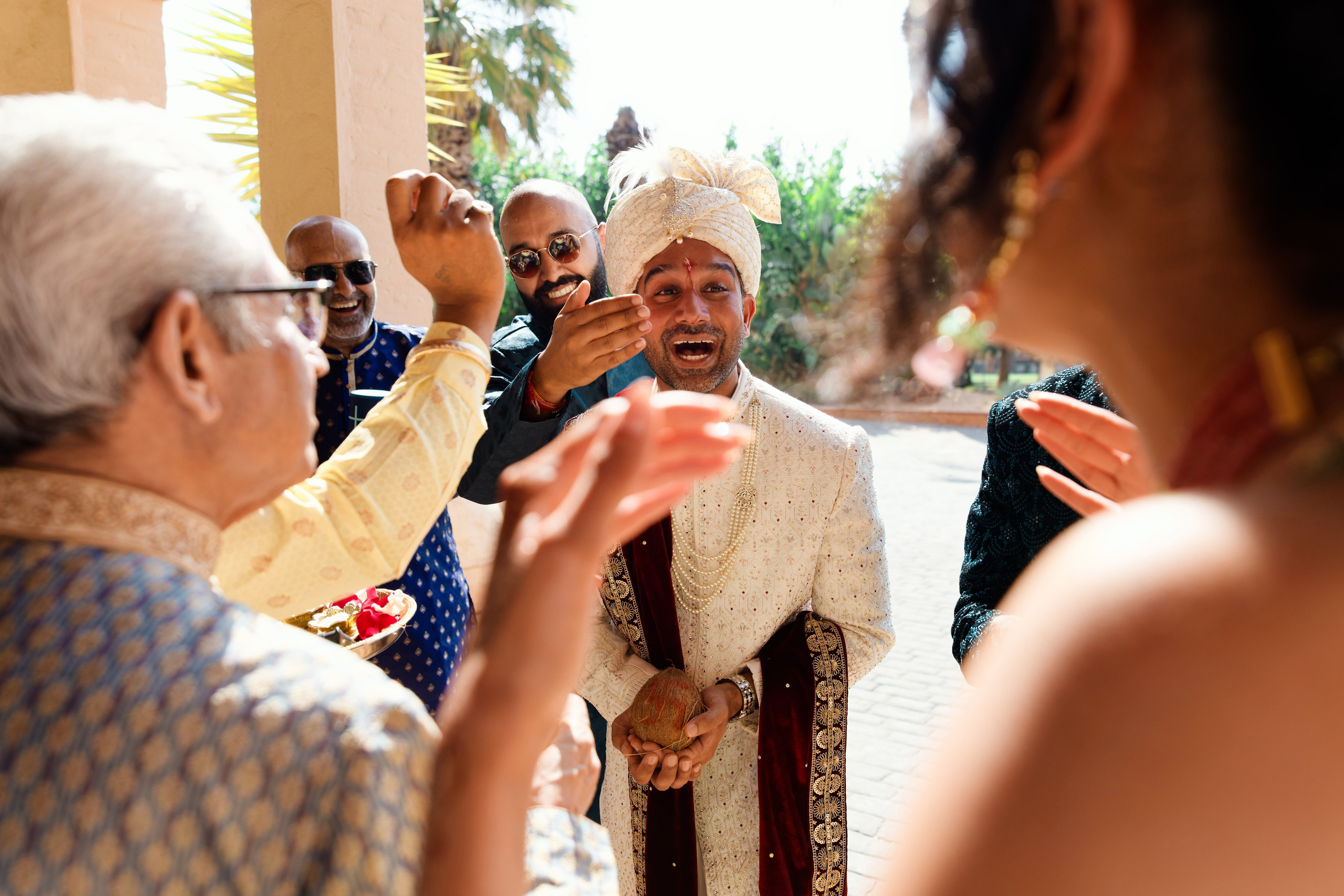 Indian wedding at Gran Villa Rosa, Barcelona
