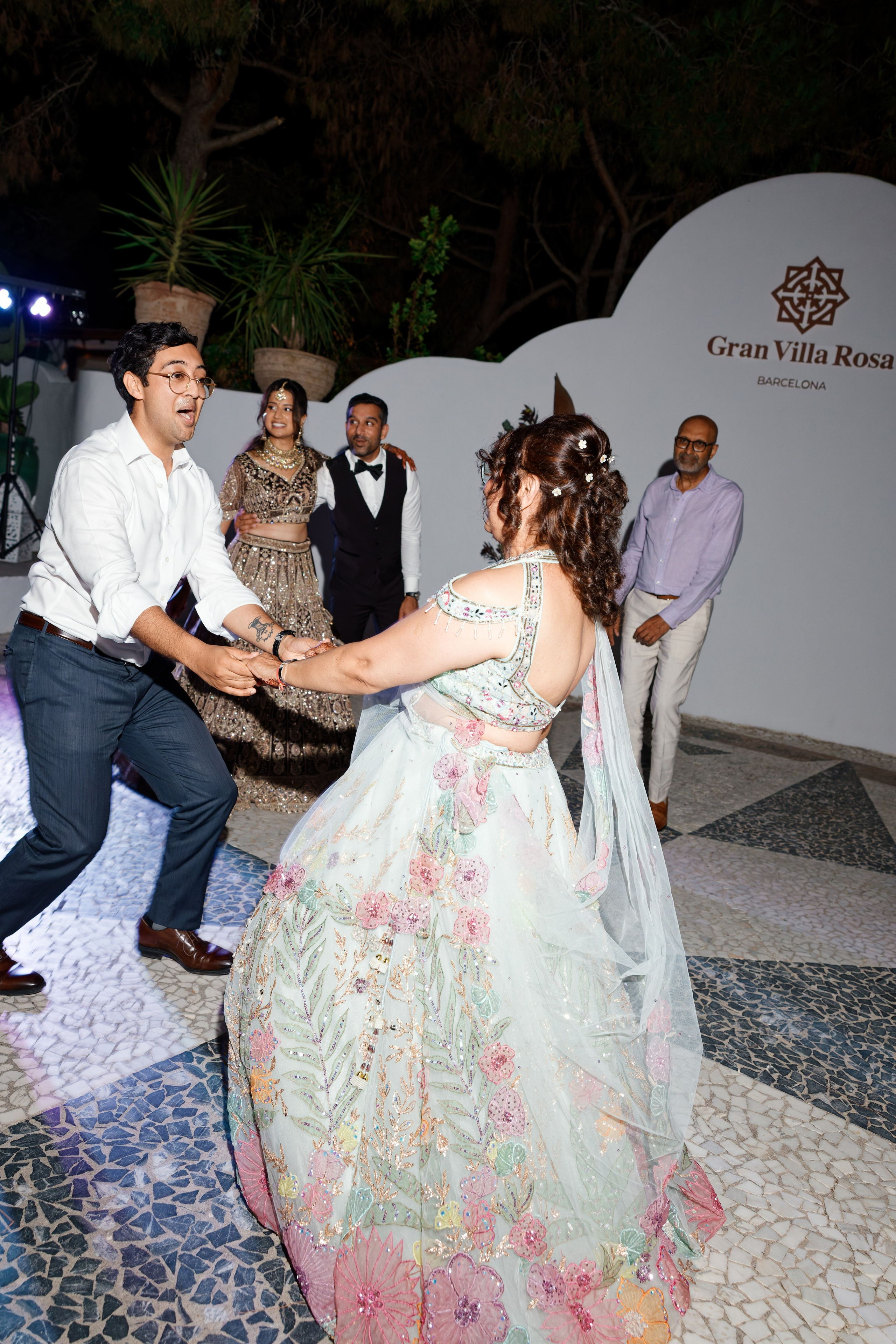 Indian wedding at Gran Villa Rosa, Barcelona