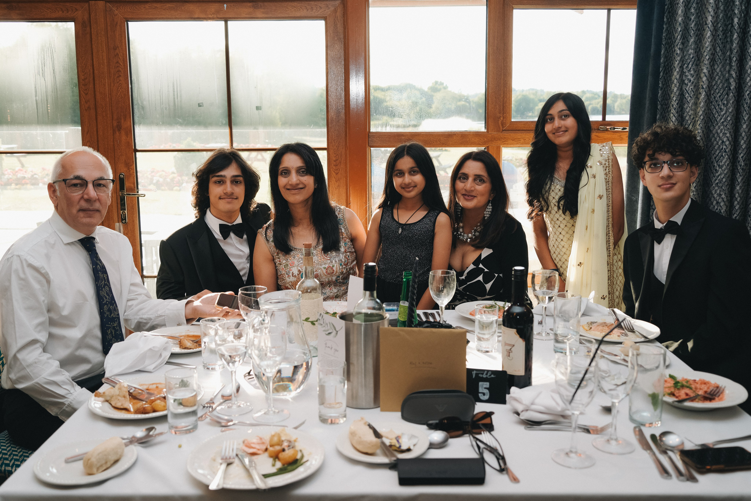 Group photo of family and friends