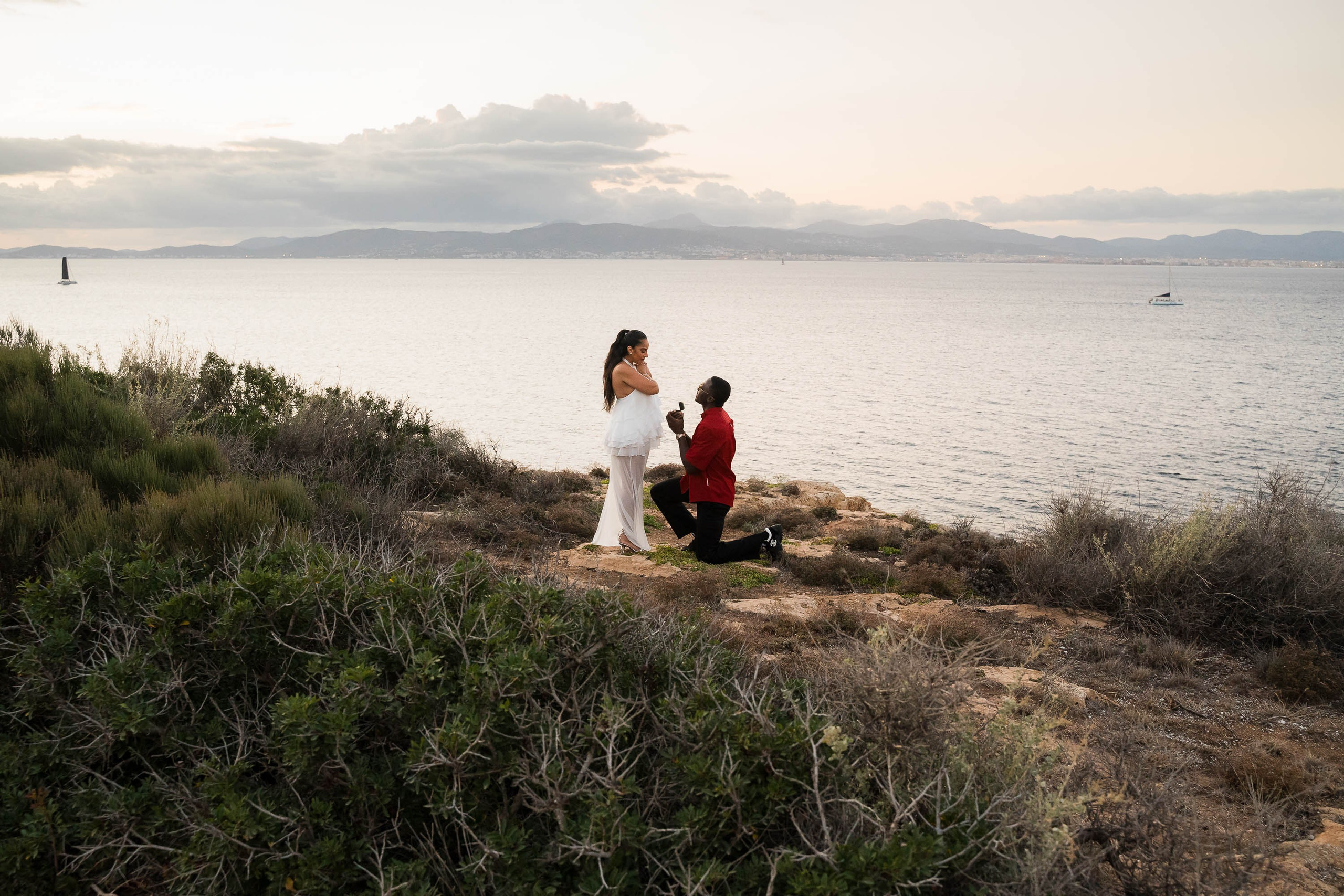 Wedding Proposal in Mallorca. Mallorca Wedding, Corporate & Social Photographer