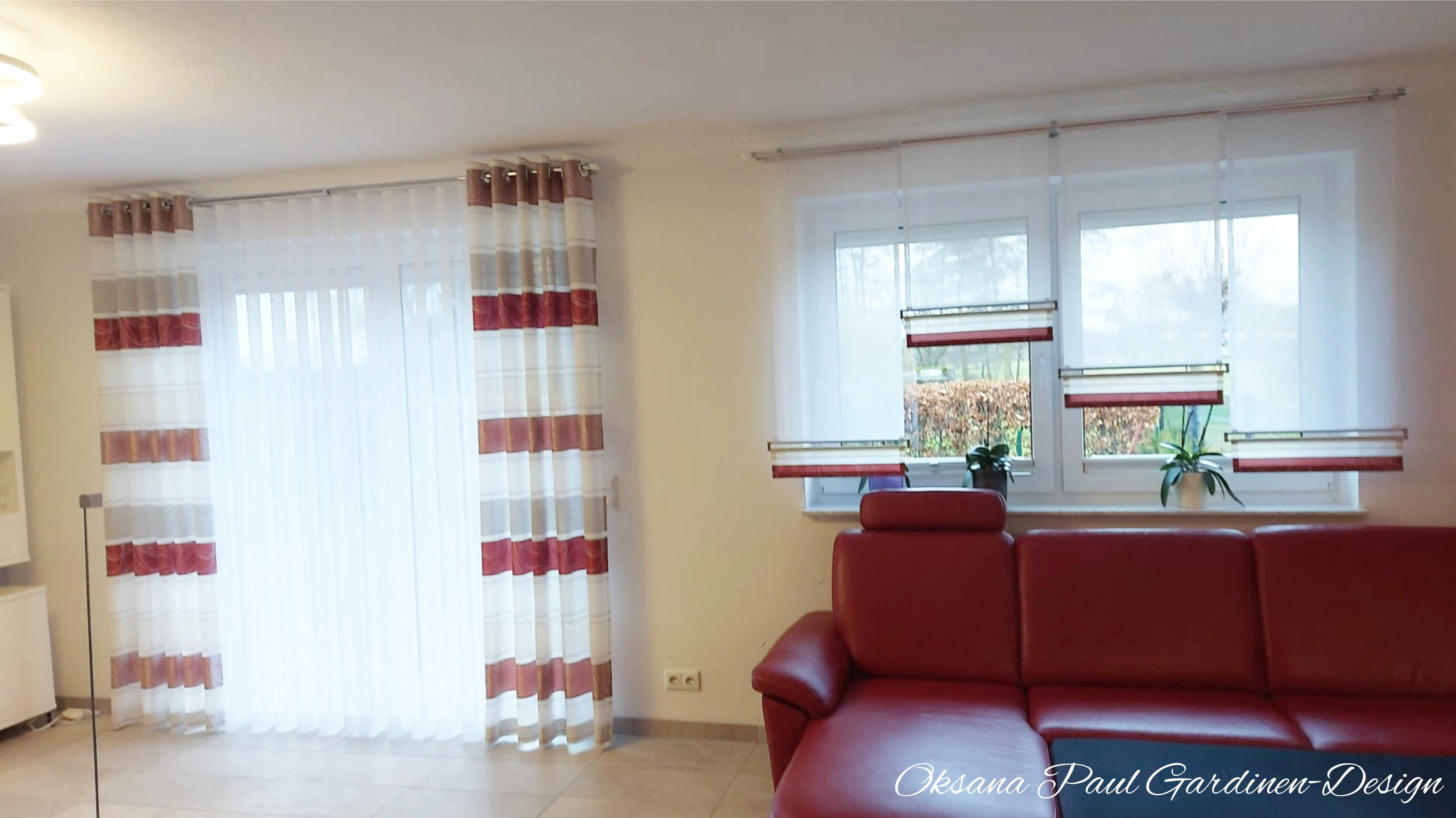 Гостиная / Wohnzimmer ➜. Oksana Paul-Gardinen-Design Oksana Paul ✧ Art of Gardinen & Textile Design ✧ Polymer Clay Art & Handmade Creatures