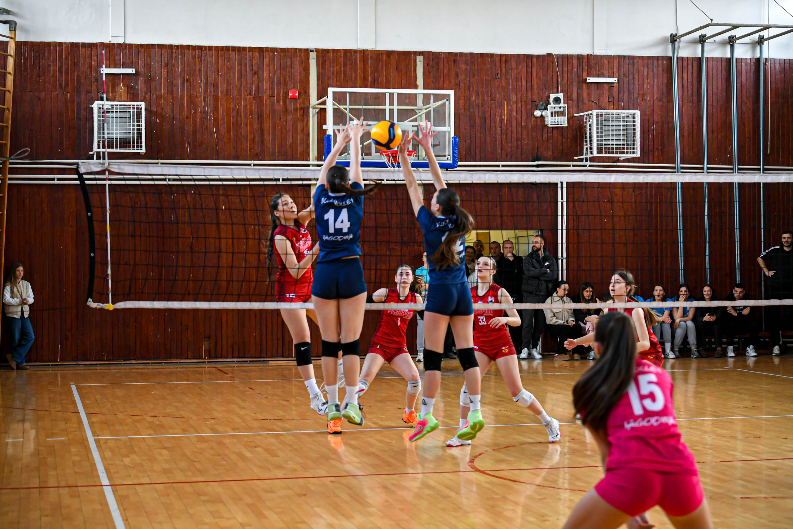 Odbojka 22.03.  Radnicki KG — BlockVolley JAG. Foto Simic Jagodina