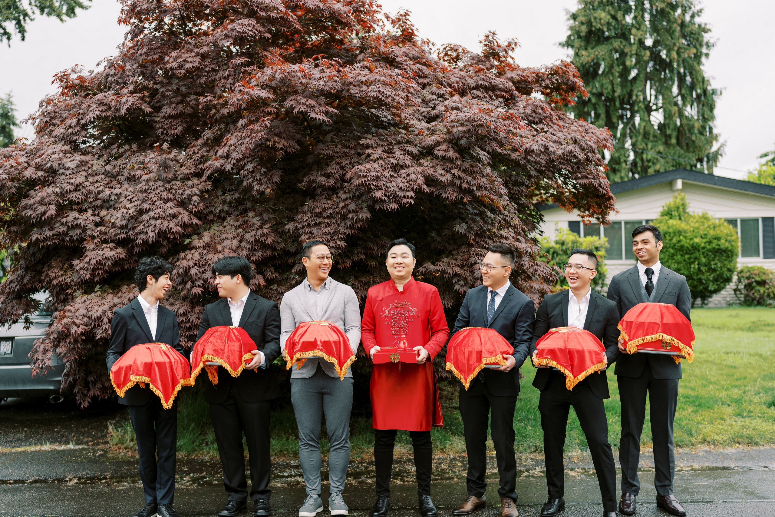 Vietnamese Tea Ceremony. Bellevue, WA. July 2024. EVAN ARISTOV WEDDING PHOTOGRAPHY — Seattle Wedding Photographer