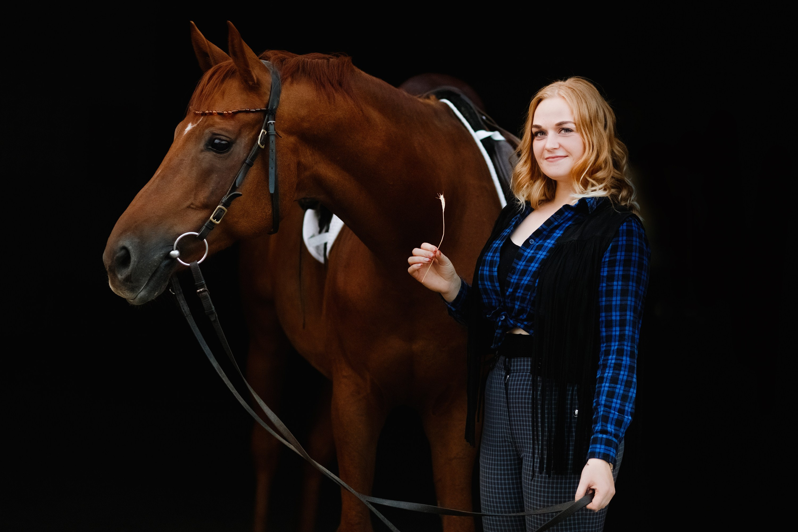 Victoria & her horses, autumn. Kaja | fotograf psów we Wrocławiu